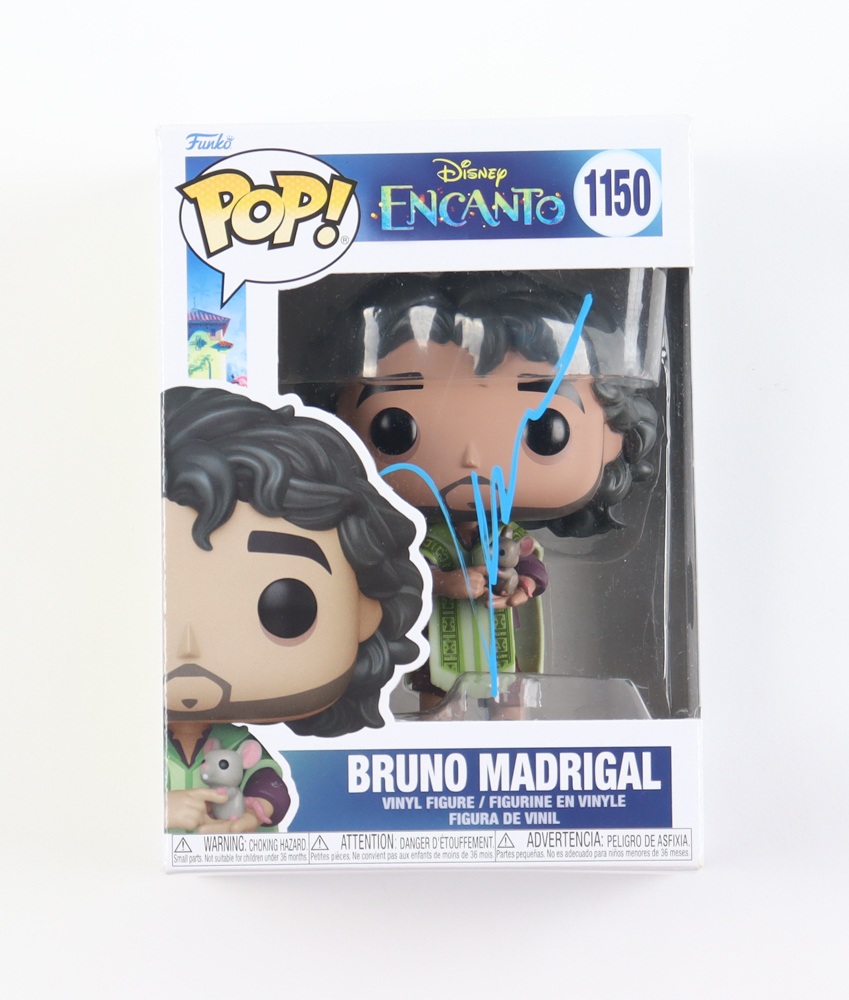 John Leguizamo Signed "Encanto" #1150 Bruno Madrigal Funko Pop! Vinyl Figure (Beckett) at PristineAuction.com John Leguizamo Signed "Encanto" #1150 Bruno Madrigal Funko Pop! Vinyl Figure (Beckett) at PristineAuction.com