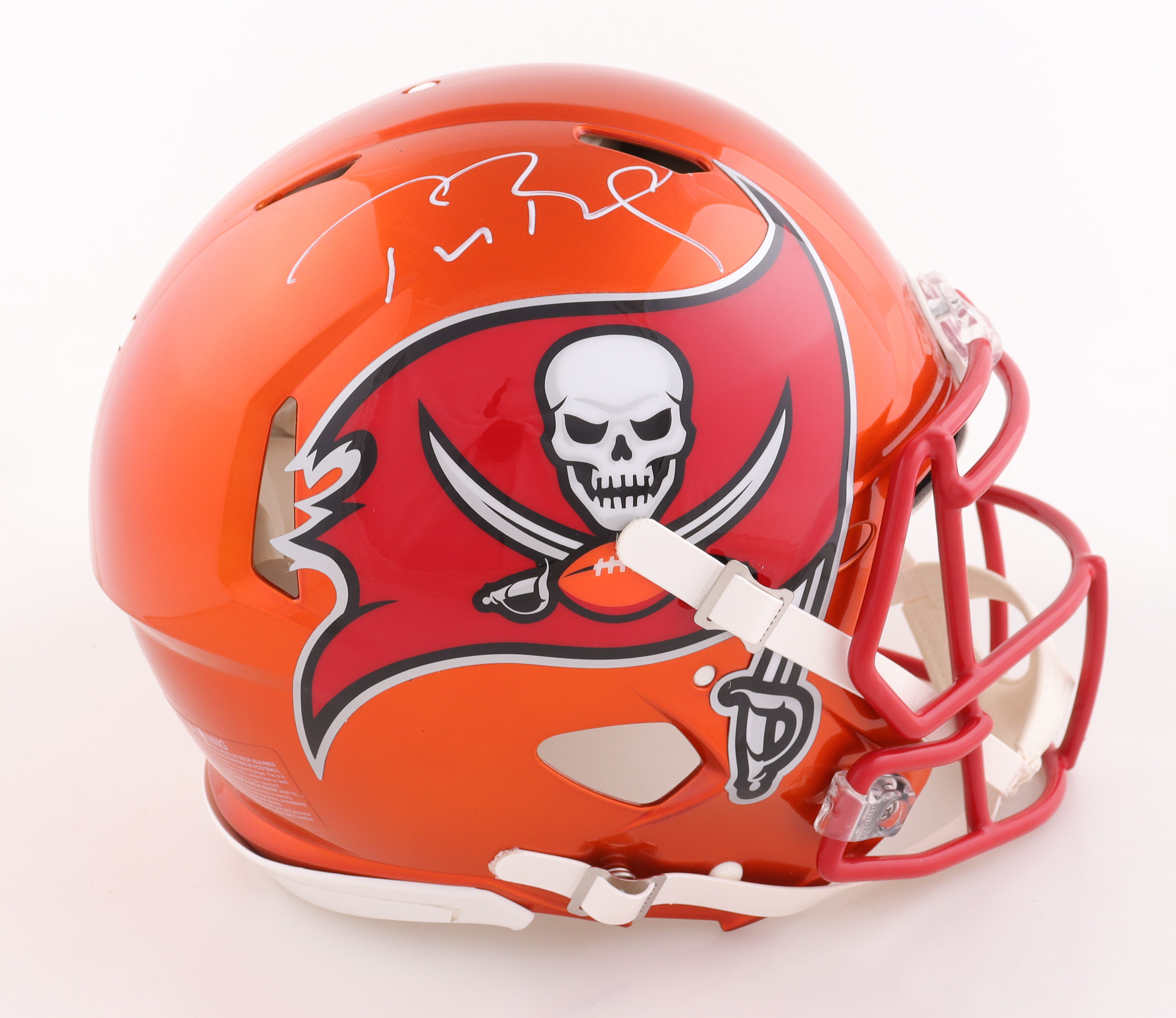 Tom Brady Signed Buccaneers Full-Size Authentic On-Field Flash Alternate Speed Helmet (Fanatics) at PristineAuction.com Tom Brady Signed Buccaneers Full-Size Authentic On-Field Flash Alternate Speed Helmet (Fanatics) at PristineAuction.com