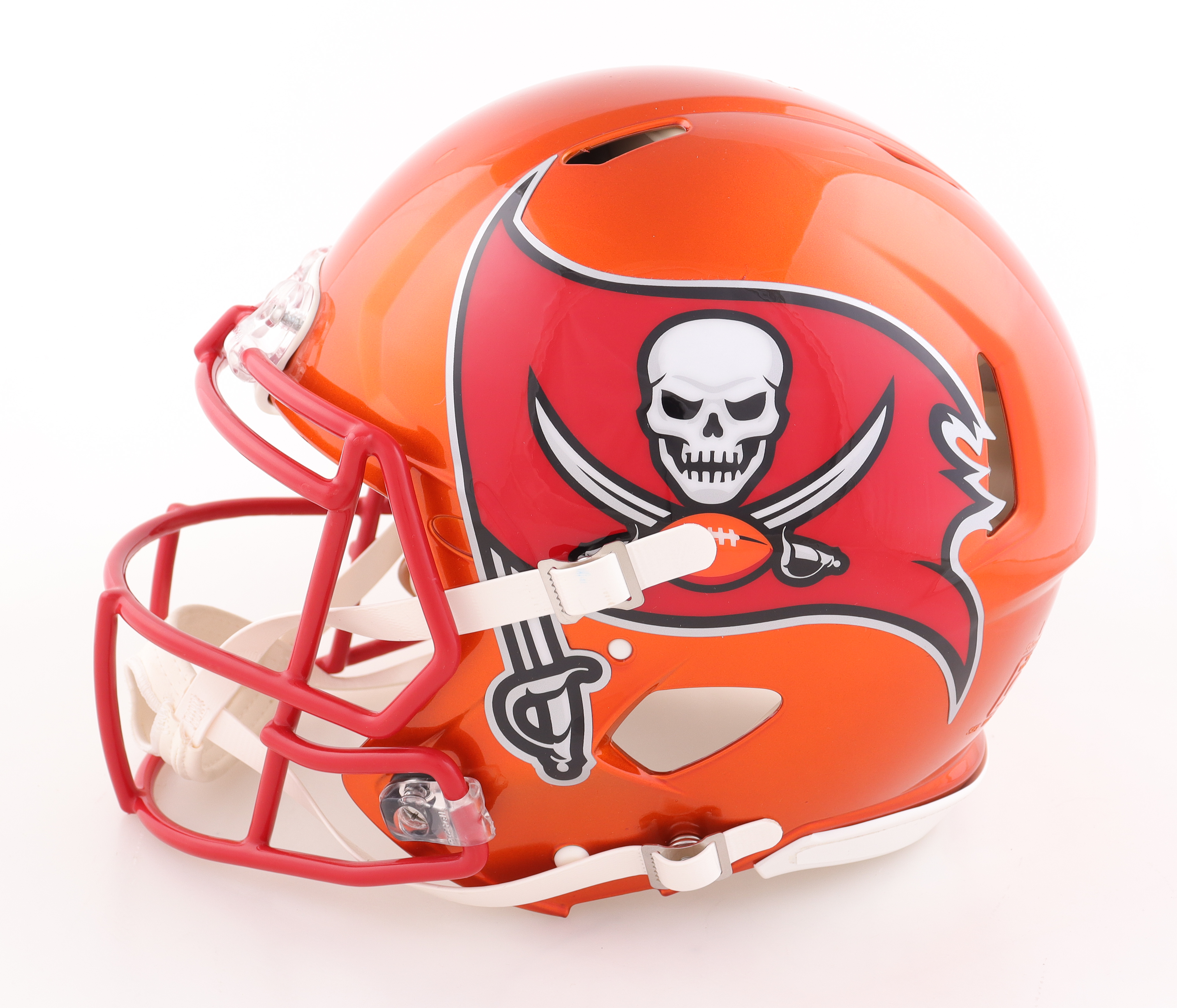 Tom Brady Signed Buccaneers Full-Size Authentic On-Field Flash Alternate Speed Helmet (Fanatics) at PristineAuction.com Tom Brady Signed Buccaneers Full-Size Authentic On-Field Flash Alternate Speed Helmet (Fanatics) at PristineAuction.com