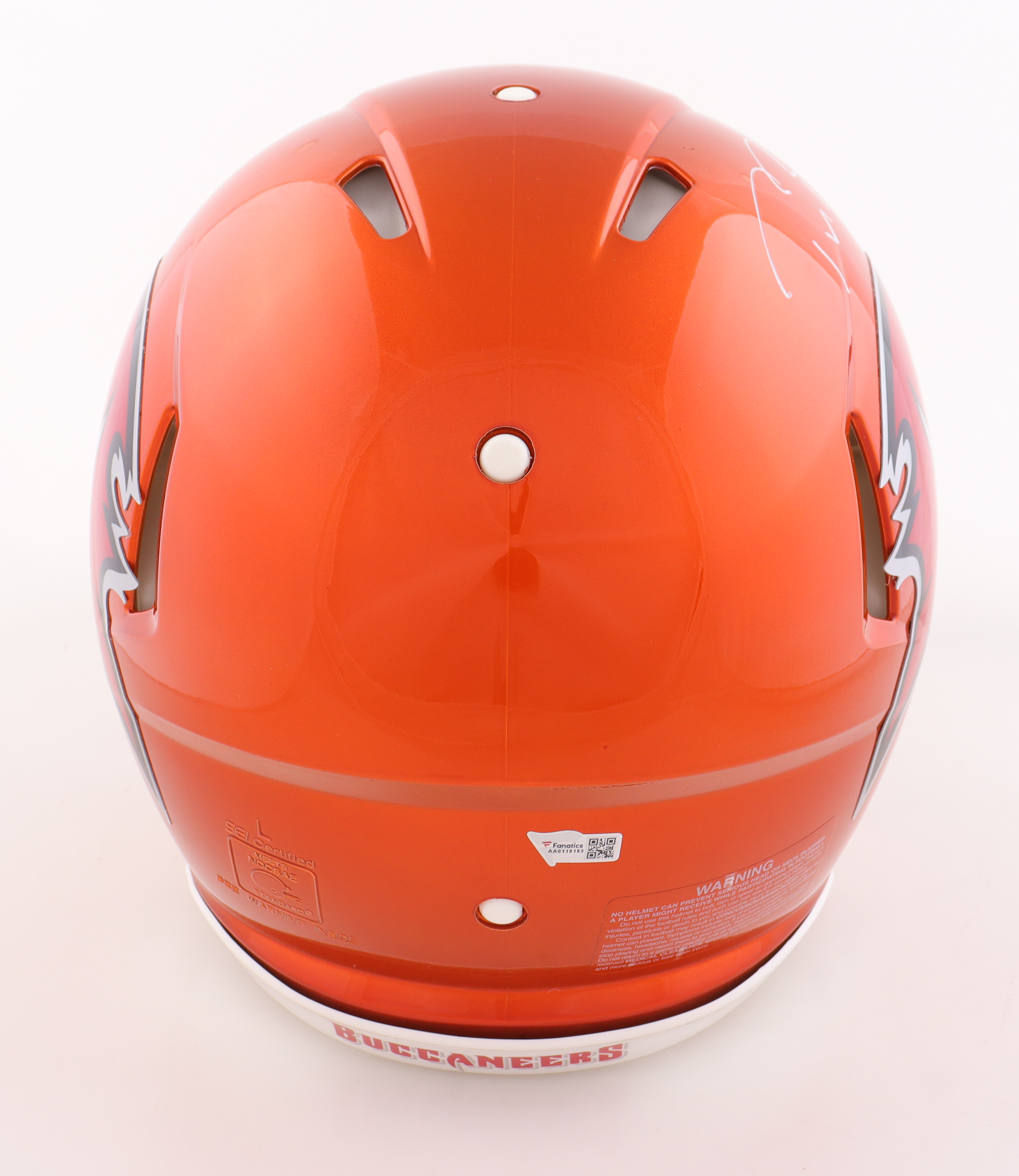 Tom Brady Signed Buccaneers Full-Size Authentic On-Field Flash Alternate Speed Helmet (Fanatics) at PristineAuction.com Tom Brady Signed Buccaneers Full-Size Authentic On-Field Flash Alternate Speed Helmet (Fanatics) at PristineAuction.com