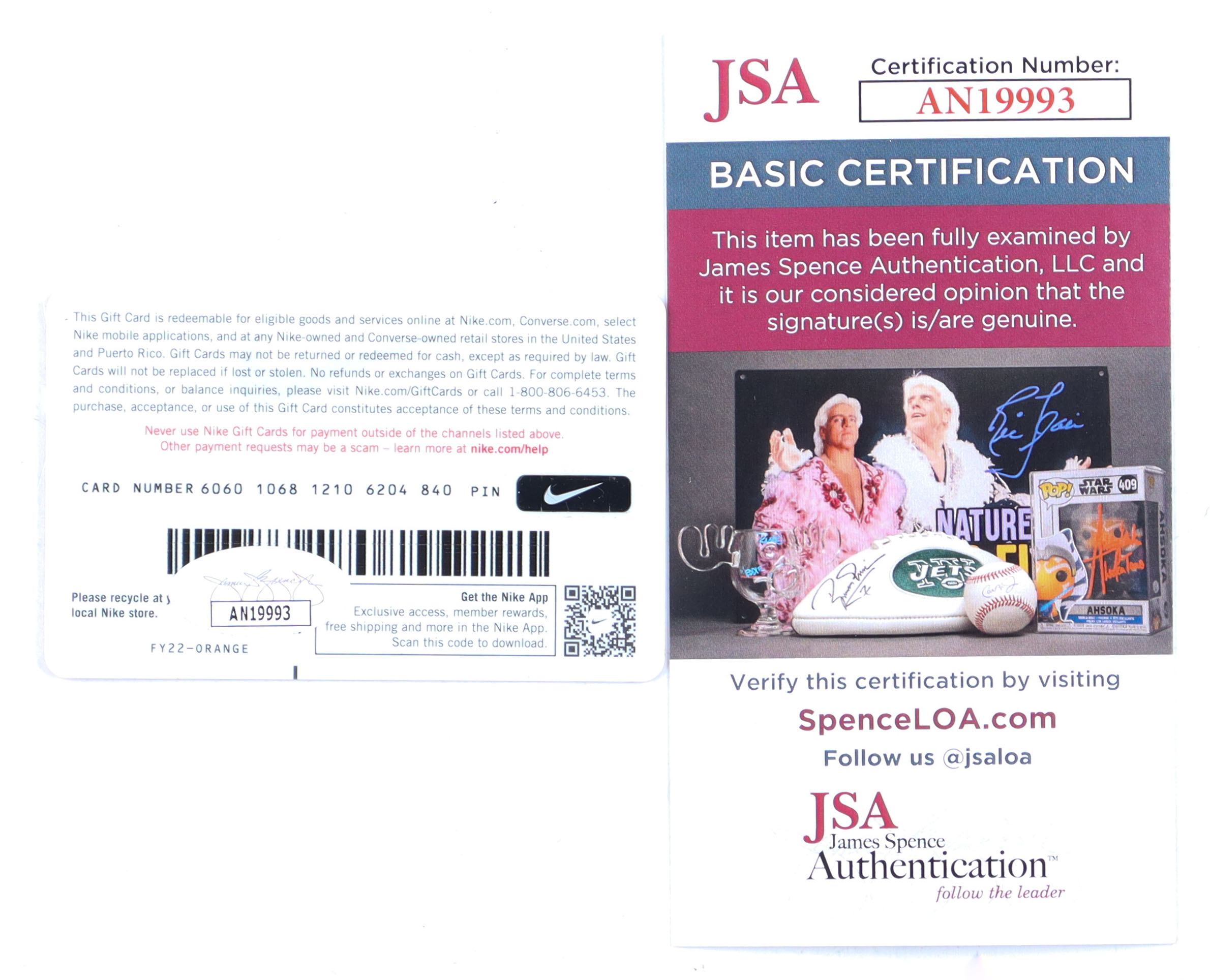 Phil Knight Signed Nike Gift Card (JSA) at PristineAuction.com Phil Knight Signed Nike Gift Card (JSA) at PristineAuction.com