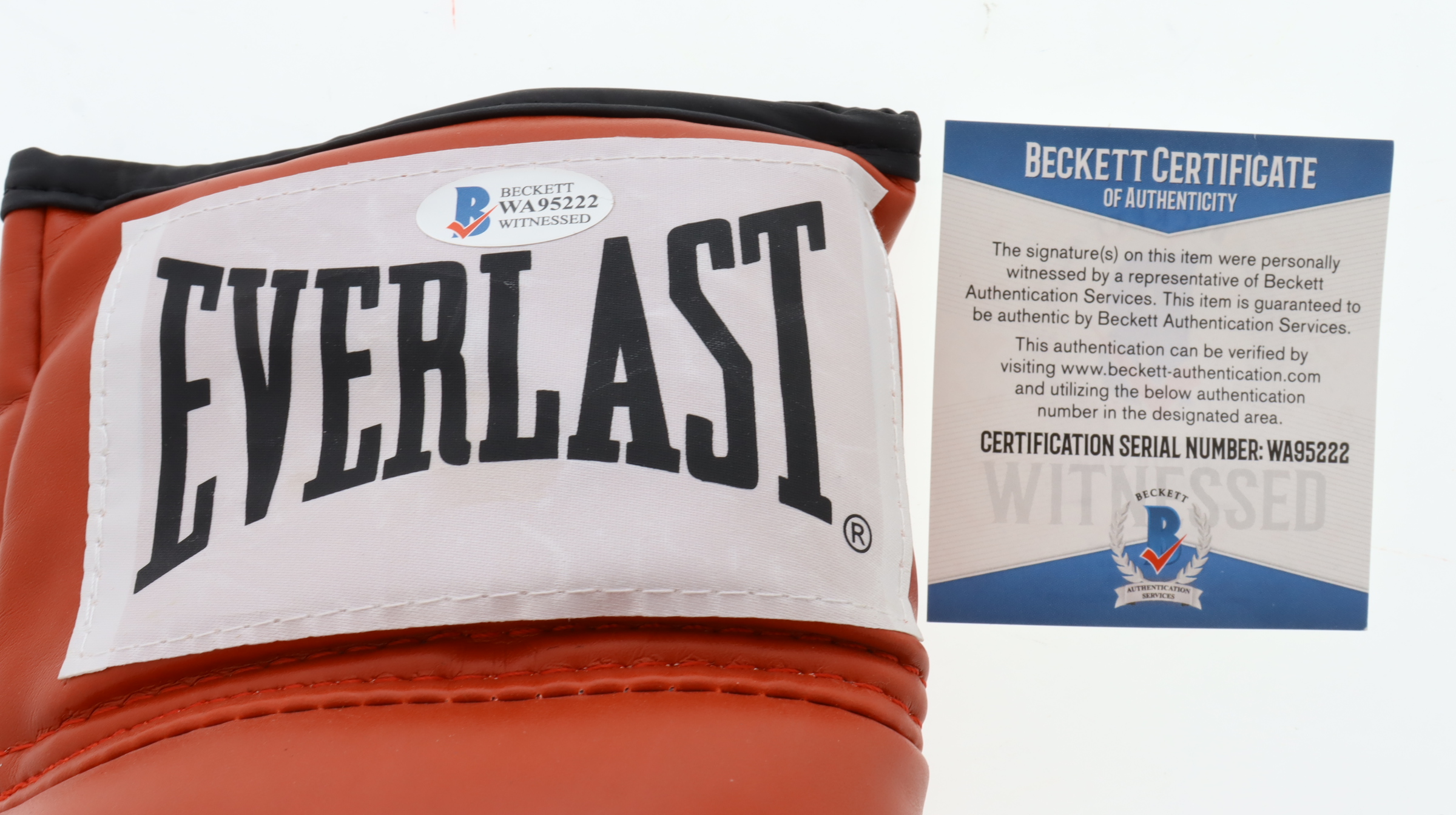 Sugar Ray Leonard Signed Everlast Boxing Glove (Beckett) at PristineAuction.com Sugar Ray Leonard Signed Everlast Boxing Glove (Beckett) at PristineAuction.com