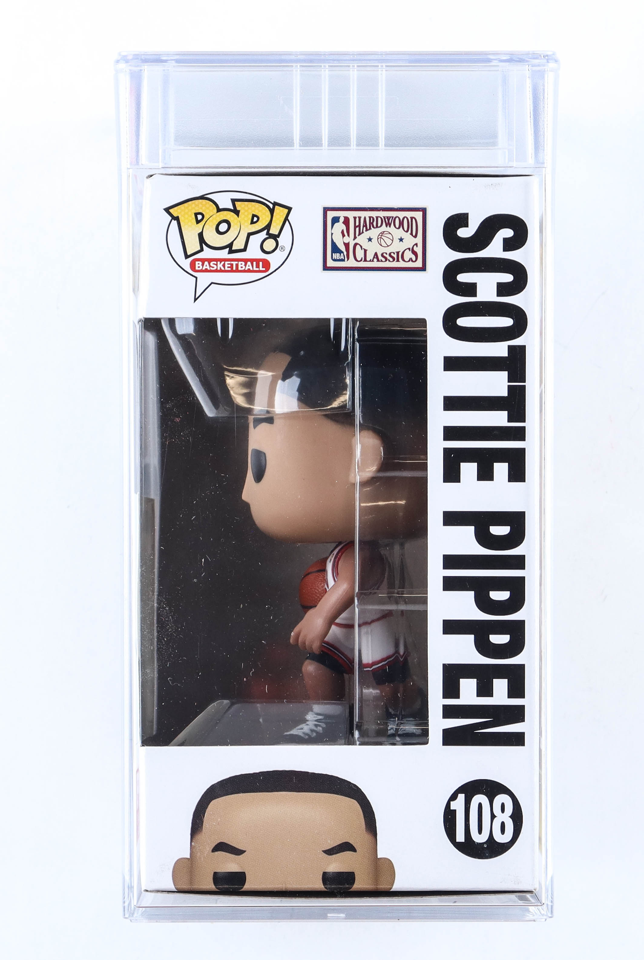 Scottie Pippen Signed Cut with Bulls #108 Funko Pop! Vinyl Figure (PSA) at PristineAuction.com Scottie Pippen Signed Cut with Bulls #108 Funko Pop! Vinyl Figure (PSA) at PristineAuction.com