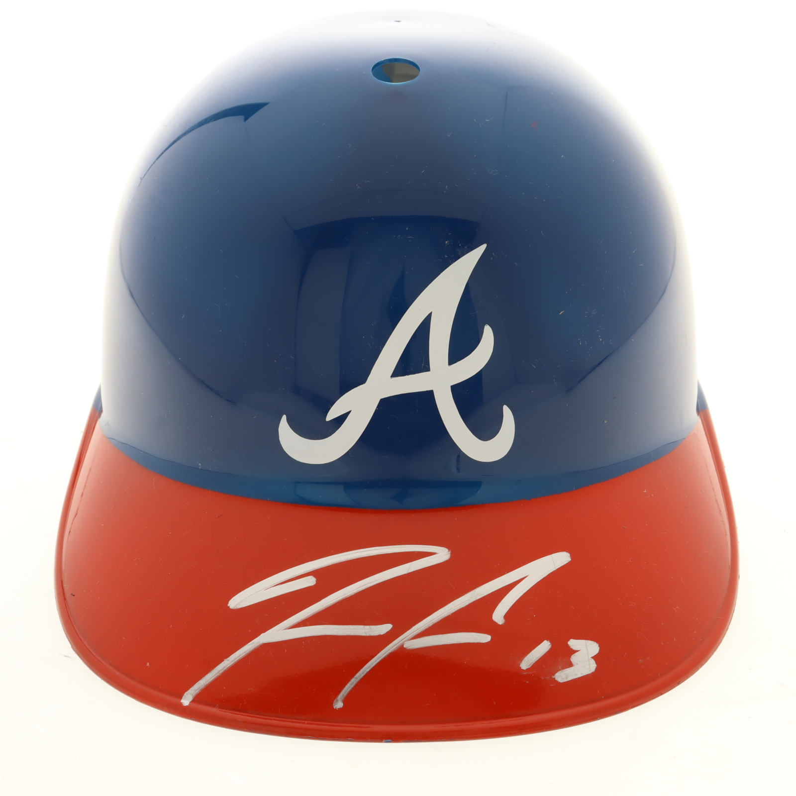 Ronald Acuna Jr. Signed Braves Full-Size Batting Helmet (Beckett) at PristineAuction.com Ronald Acuna Jr. Signed Braves Full-Size Batting Helmet (Beckett) at PristineAuction.com