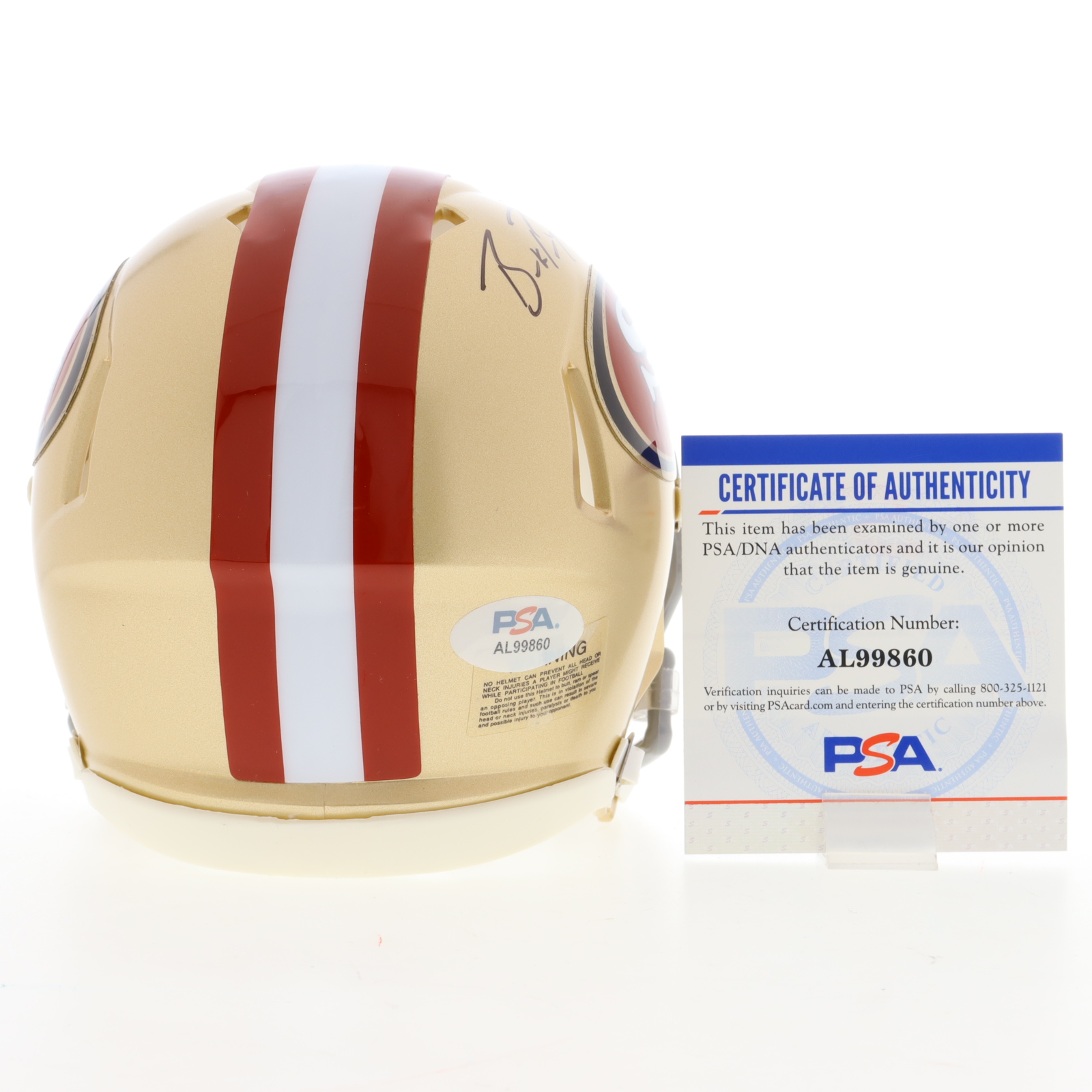 Brock Purdy Signed 49ers Speed Mini Helmet (PSA) at PristineAuction.com Brock Purdy Signed 49ers Speed Mini Helmet (PSA) at PristineAuction.com