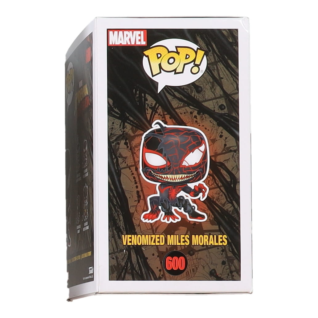Venomized Miles Morales "Spider-Man: Maximum Venom" #600 Funko Pop! Vinyl Figure with Custom Spider-Man & Venom by Anthony "Ram Fam" Ramirez (PA) at PristineAuction.com Venomized Miles Morales "Spider-Man: Maximum Venom" #600 Funko Pop! Vinyl Figure with Custom Spider-Man & Venom by Anthony "Ram Fam" Ramirez (PA) at PristineAuction.com
