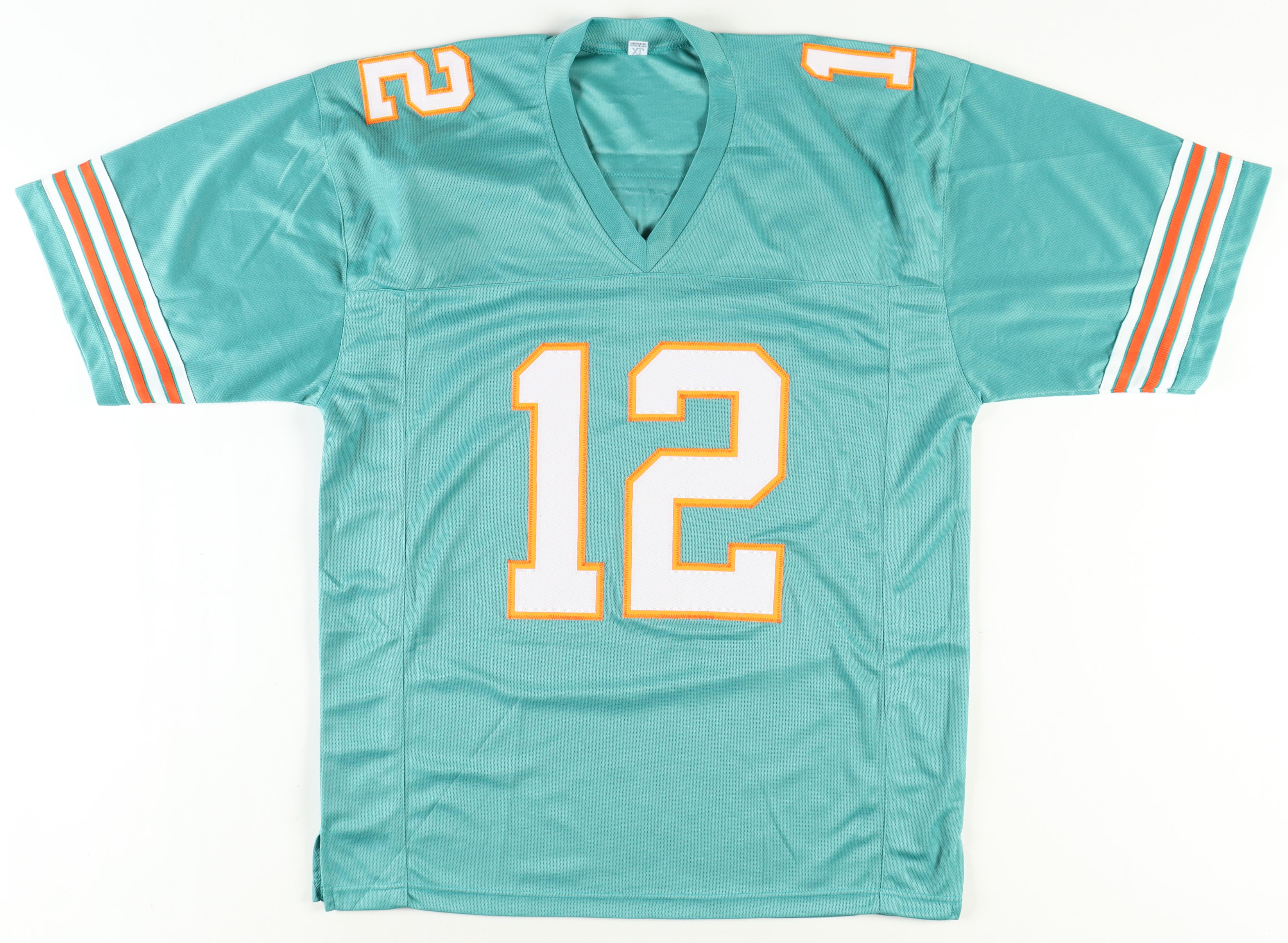 Bob Griese Signed Jersey Inscribed "'72/"7-0" (JSA) at PristineAuction.com Bob Griese Signed Jersey Inscribed "'72/"7-0" (JSA) at PristineAuction.com