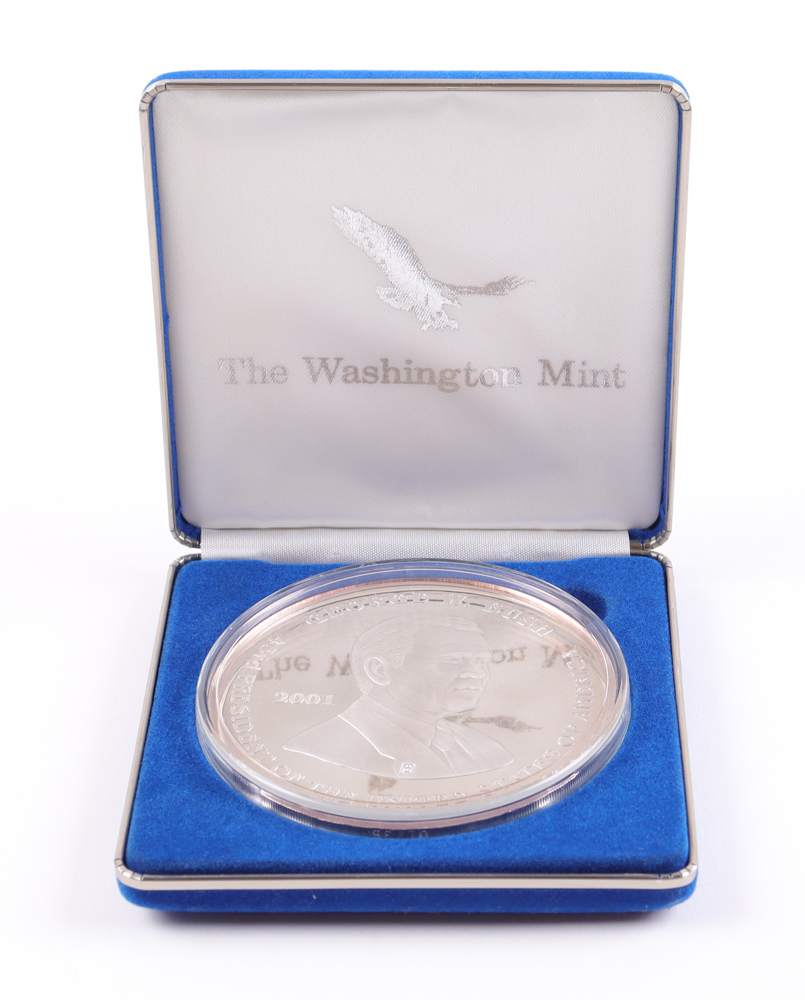 Washington Mint Giant Half-Pound Presidential Election Silver Proof In Original Packaging at PristineAuction.com Washington Mint Giant Half-Pound Presidential Election Silver Proof In Original Packaging at PristineAuction.com