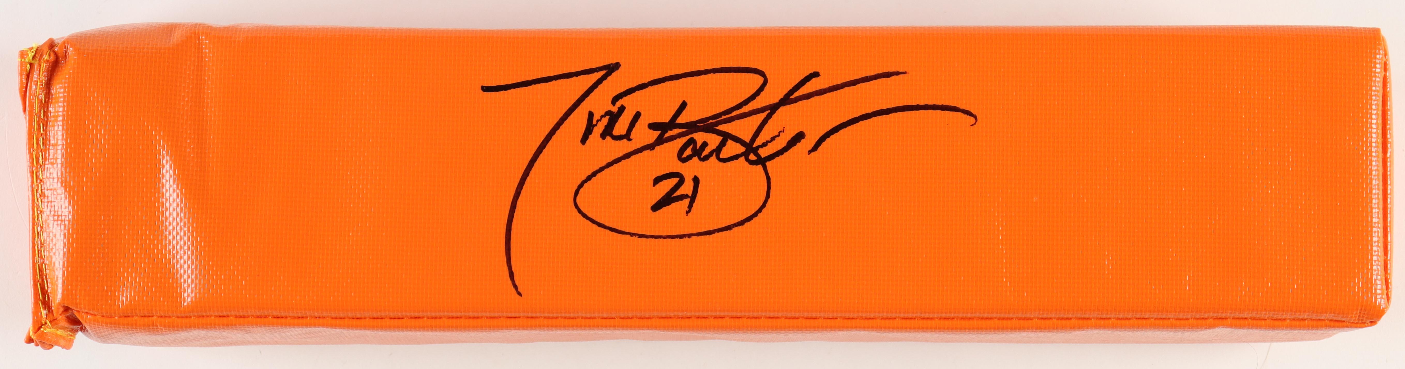 Tiki Barber Signed Full-Size Pylon (Beckett) at PristineAuction.com Tiki Barber Signed Full-Size Pylon (Beckett) at PristineAuction.com