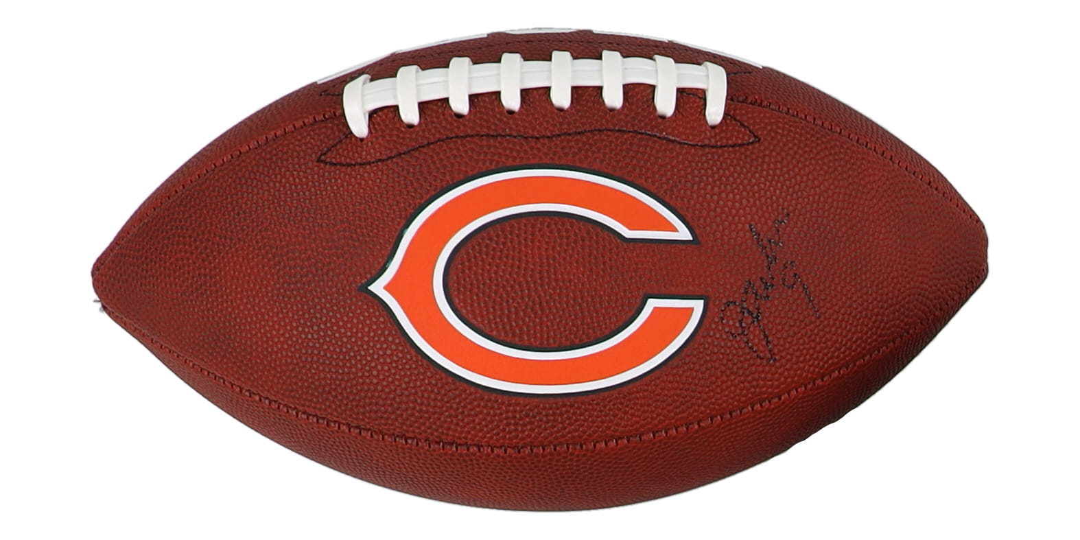 Jim McMahon Signed Bears Logo Football (Beckett) at PristineAuction.com Jim McMahon Signed Bears Logo Football (Beckett) at PristineAuction.com
