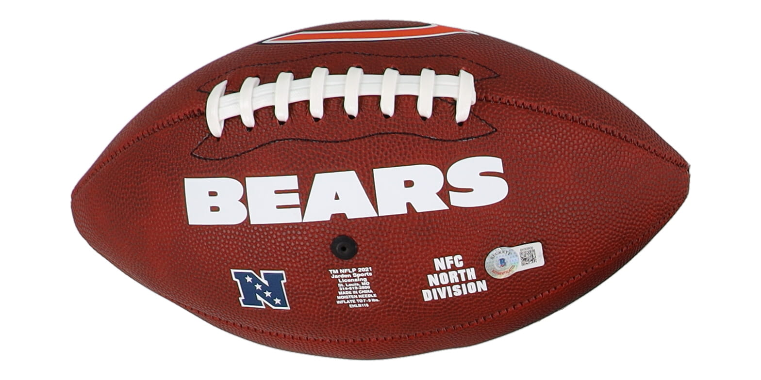 Jim McMahon Signed Bears Logo Football (Beckett) at PristineAuction.com Jim McMahon Signed Bears Logo Football (Beckett) at PristineAuction.com