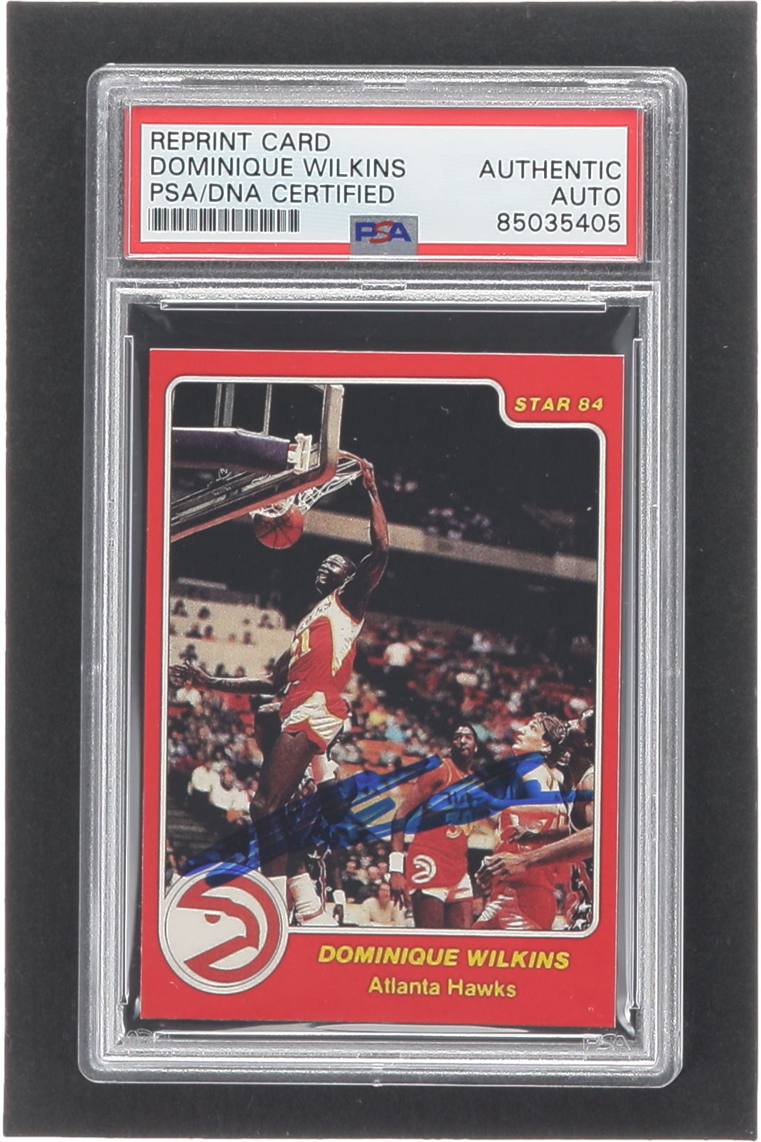Dominique Wilkins Signed Trading Card (PSA) at PristineAuction.com Dominique Wilkins Signed Trading Card (PSA) at PristineAuction.com