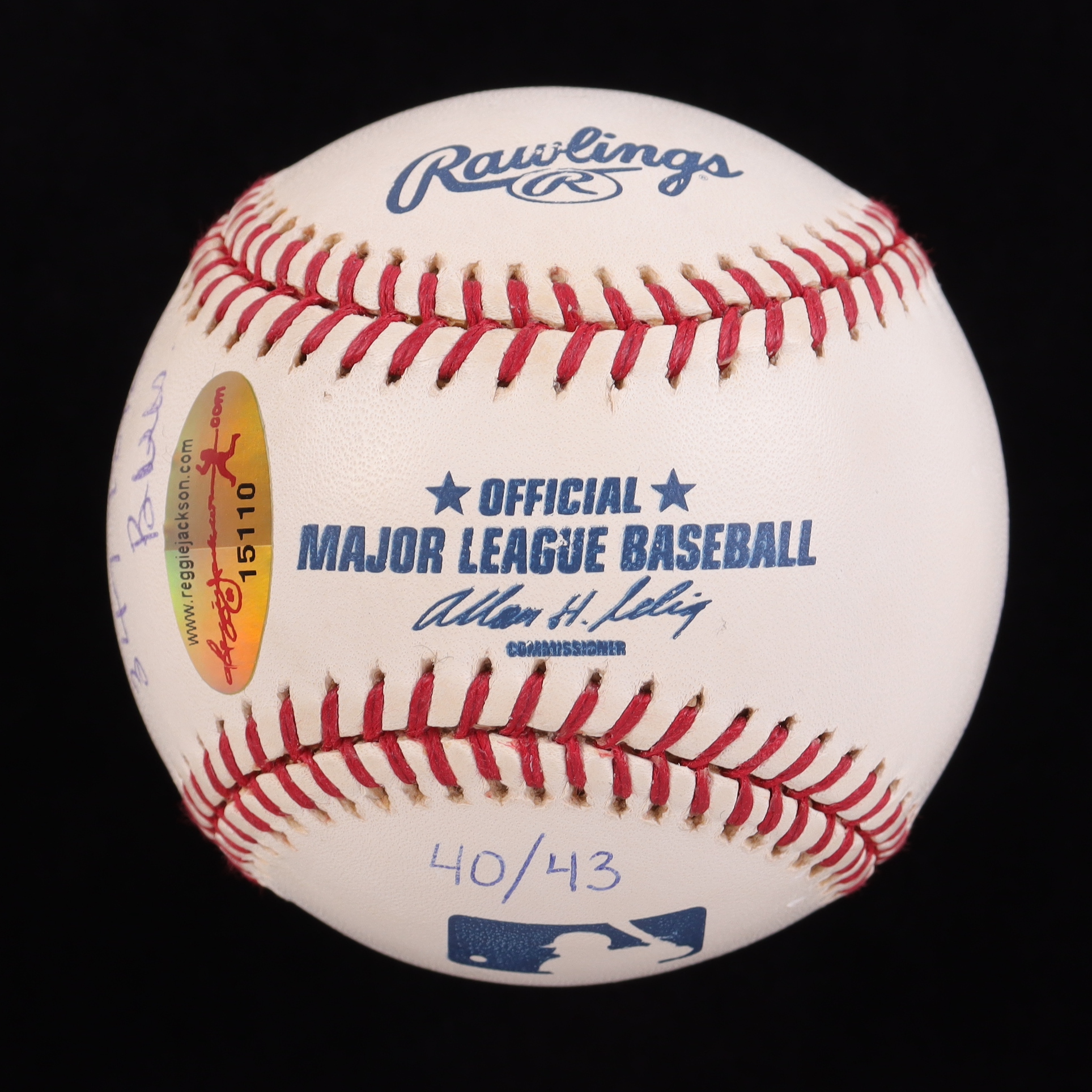 Stan Musial Signed OML Baseball Inscribed With Multiple Career Stats (Reggie Jackson) at PristineAuction.com Stan Musial Signed OML Baseball Inscribed With Multiple Career Stats (Reggie Jackson) at PristineAuction.com
