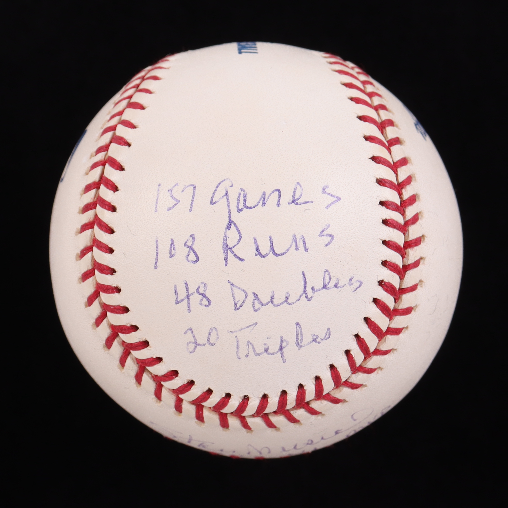 Stan Musial Signed OML Baseball Inscribed With Multiple Career Stats (Reggie Jackson) at PristineAuction.com Stan Musial Signed OML Baseball Inscribed With Multiple Career Stats (Reggie Jackson) at PristineAuction.com