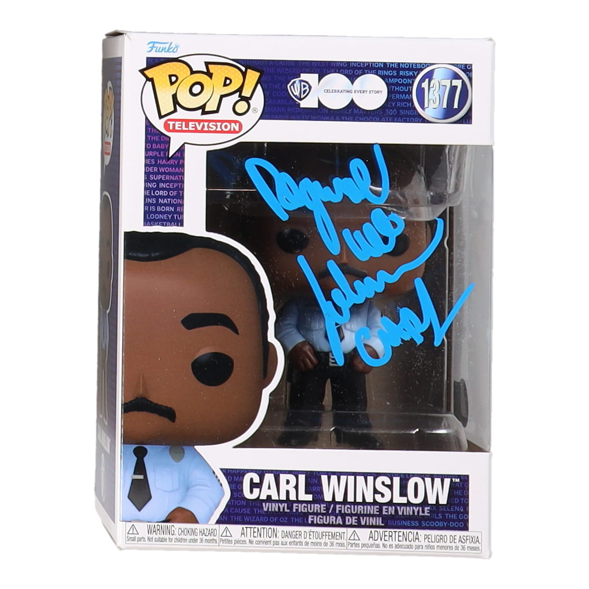 Reginald VelJohnson Signed "Warner Brothers" #1377 Carl Winslow Funko Pop! Vinyl Figure Inscribed "Carl" (Beckett) at PristineAuction.com Reginald VelJohnson Signed "Warner Brothers" #1377 Carl Winslow Funko Pop! Vinyl Figure Inscribed "Carl" (Beckett) at PristineAuction.com