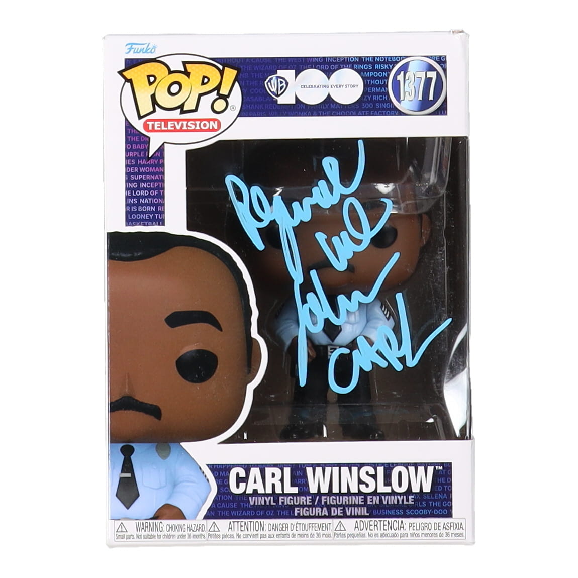 Reginald VelJohnson Signed "Warner Brothers" #1377 Carl Winslow Funko Pop! Vinyl Figure Inscribed "Carl" (Beckett) at PristineAuction.com Reginald VelJohnson Signed "Warner Brothers" #1377 Carl Winslow Funko Pop! Vinyl Figure Inscribed "Carl" (Beckett) at PristineAuction.com