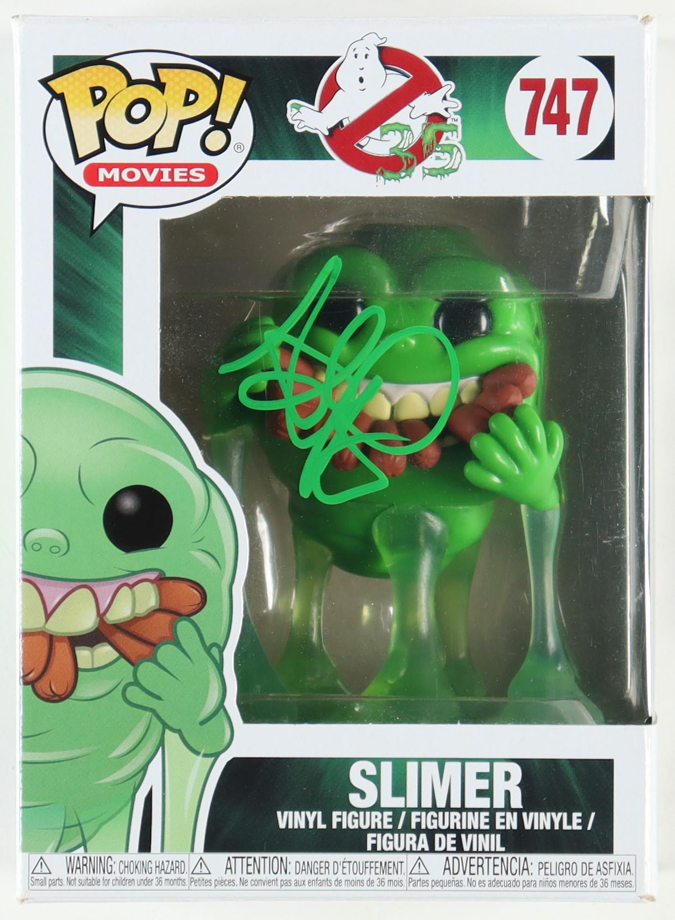 Adam Ray Signed "Ghostbusters" #747 Slimer Funko Pop! Vinyl Figure (JSA) at PristineAuction.com Adam Ray Signed "Ghostbusters" #747 Slimer Funko Pop! Vinyl Figure (JSA) at PristineAuction.com