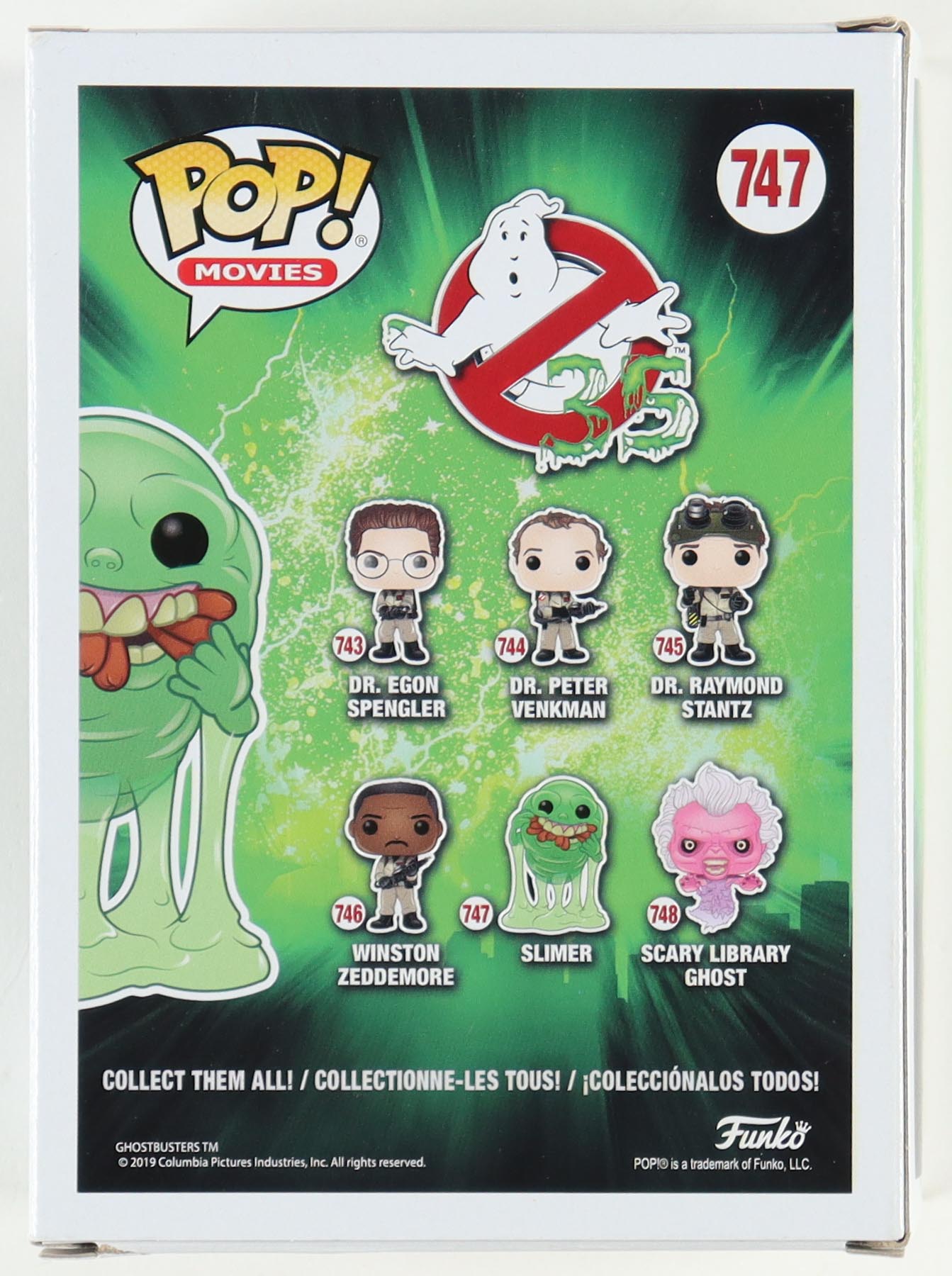 Adam Ray Signed "Ghostbusters" #747 Slimer Funko Pop! Vinyl Figure (JSA) at PristineAuction.com Adam Ray Signed "Ghostbusters" #747 Slimer Funko Pop! Vinyl Figure (JSA) at PristineAuction.com