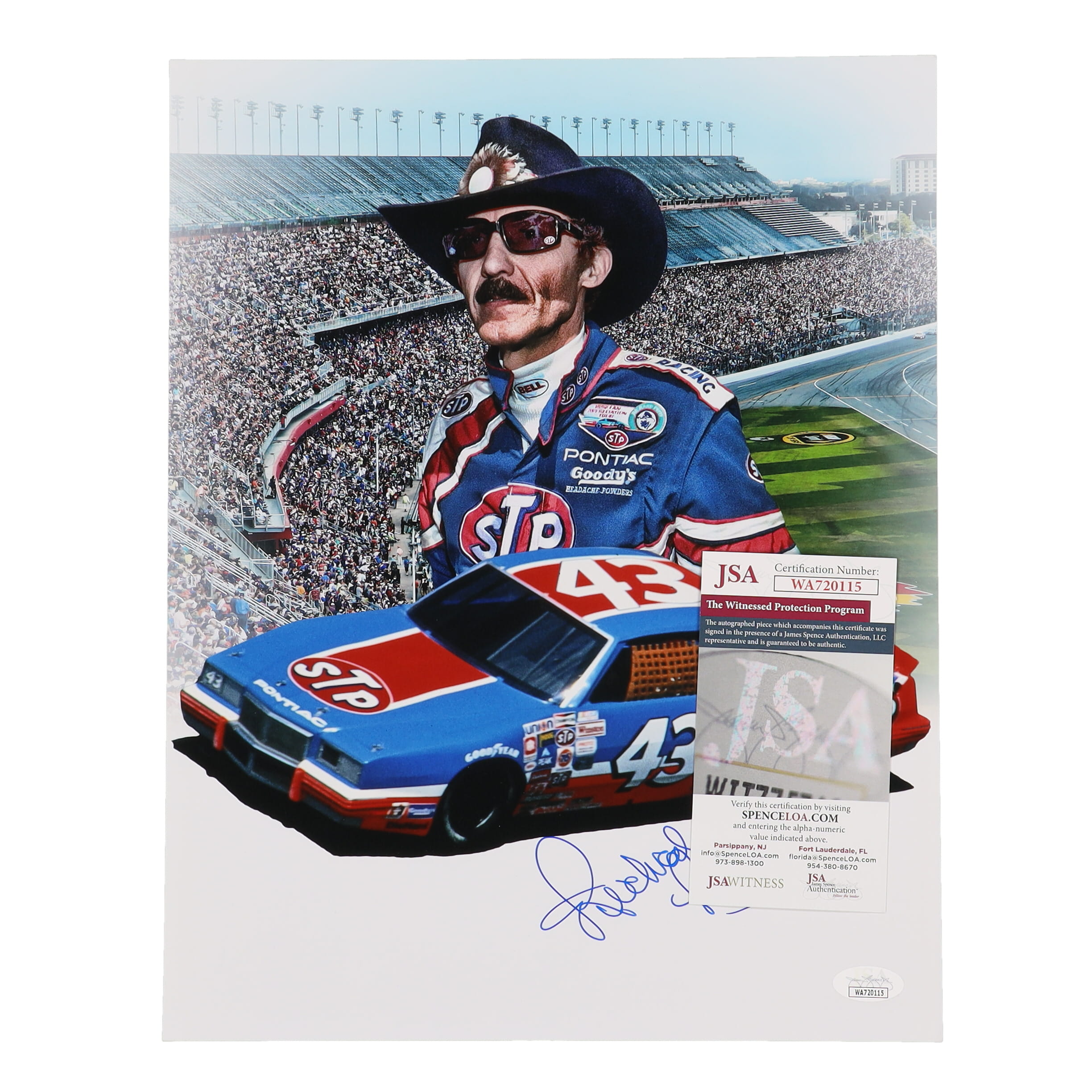 Richard Petty Signed NASCAR 11x14 Photo (JSA) at PristineAuction.com Richard Petty Signed NASCAR 11x14 Photo (JSA) at PristineAuction.com