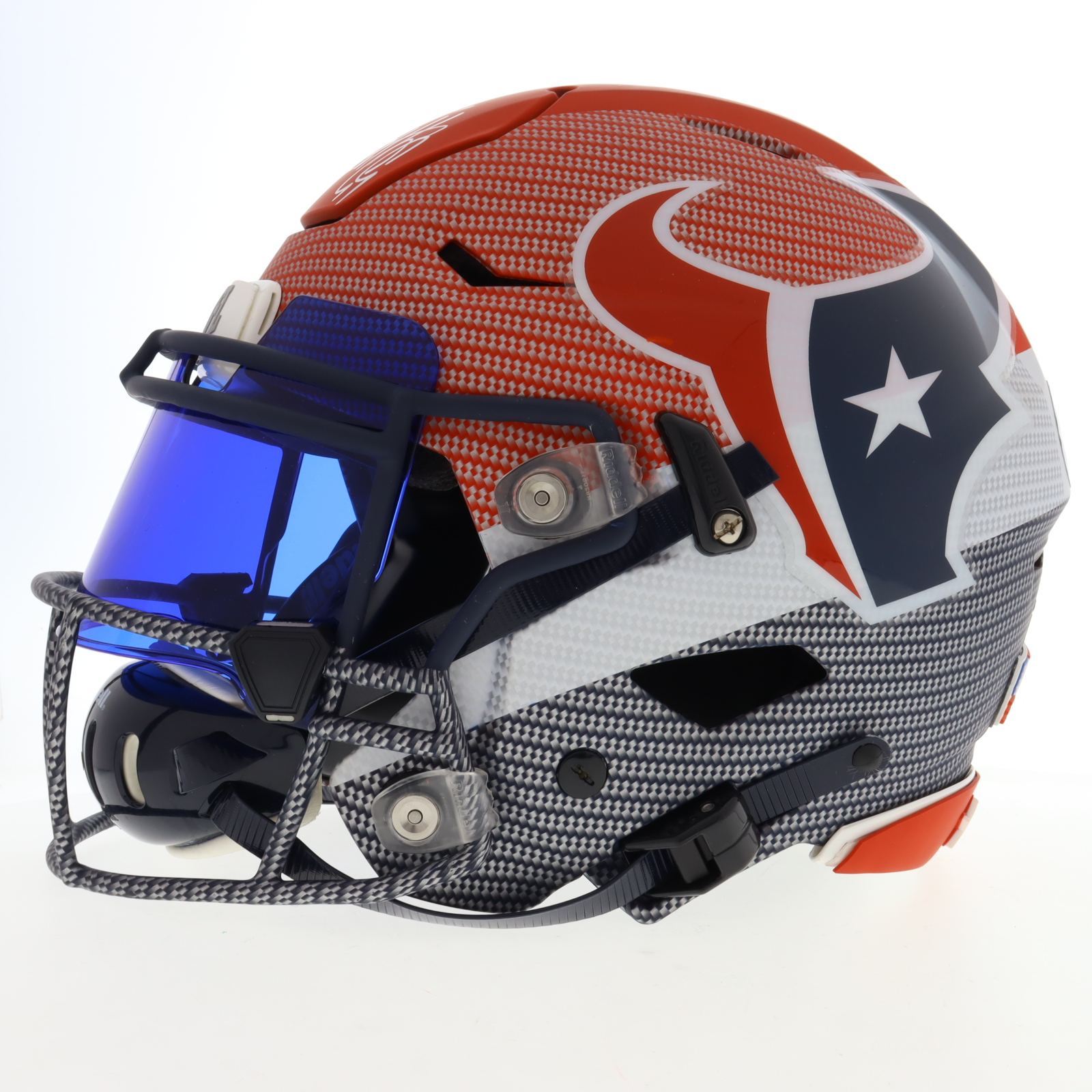 J. J. Watt Signed Texans Full-Size Authentic On-Field Hydro-Dipped SpeedFlex Helmet with Custom Visor (JSA & Watt) at PristineAuction.com J. J. Watt Signed Texans Full-Size Authentic On-Field Hydro-Dipped SpeedFlex Helmet with Custom Visor (JSA & Watt) at PristineAuction.com