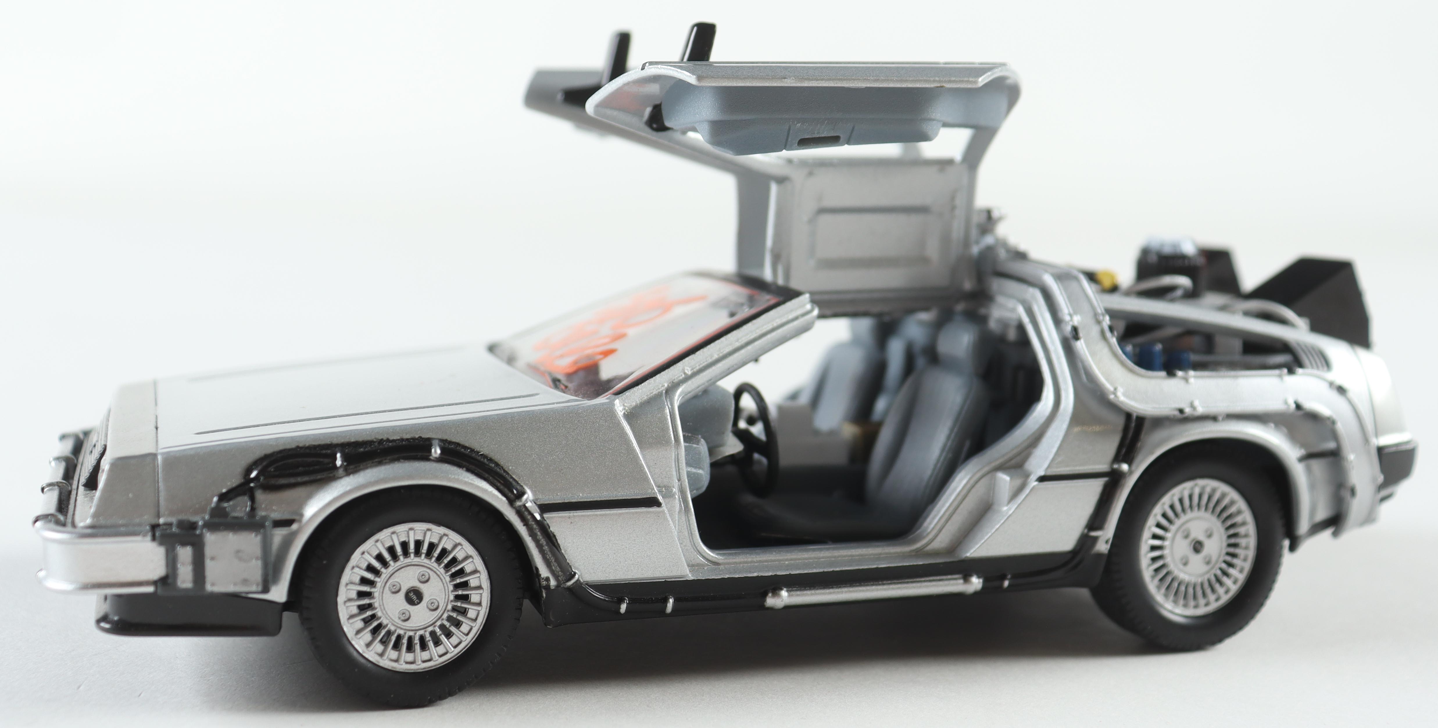 Bob Gale Signed "Back to the Future" DeLorean Time Machine Car (ACOA) at PristineAuction.com Bob Gale Signed "Back to the Future" DeLorean Time Machine Car (ACOA) at PristineAuction.com