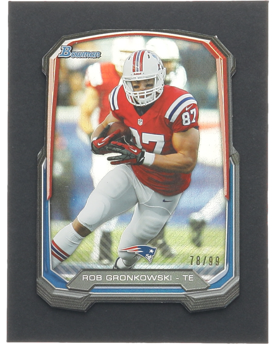 Rob Gronkowski 2013 Bowman Die Cut Prism #BDCRG #78/99 at PristineAuction.com Rob Gronkowski 2013 Bowman Die Cut Prism #BDCRG #78/99 at PristineAuction.com