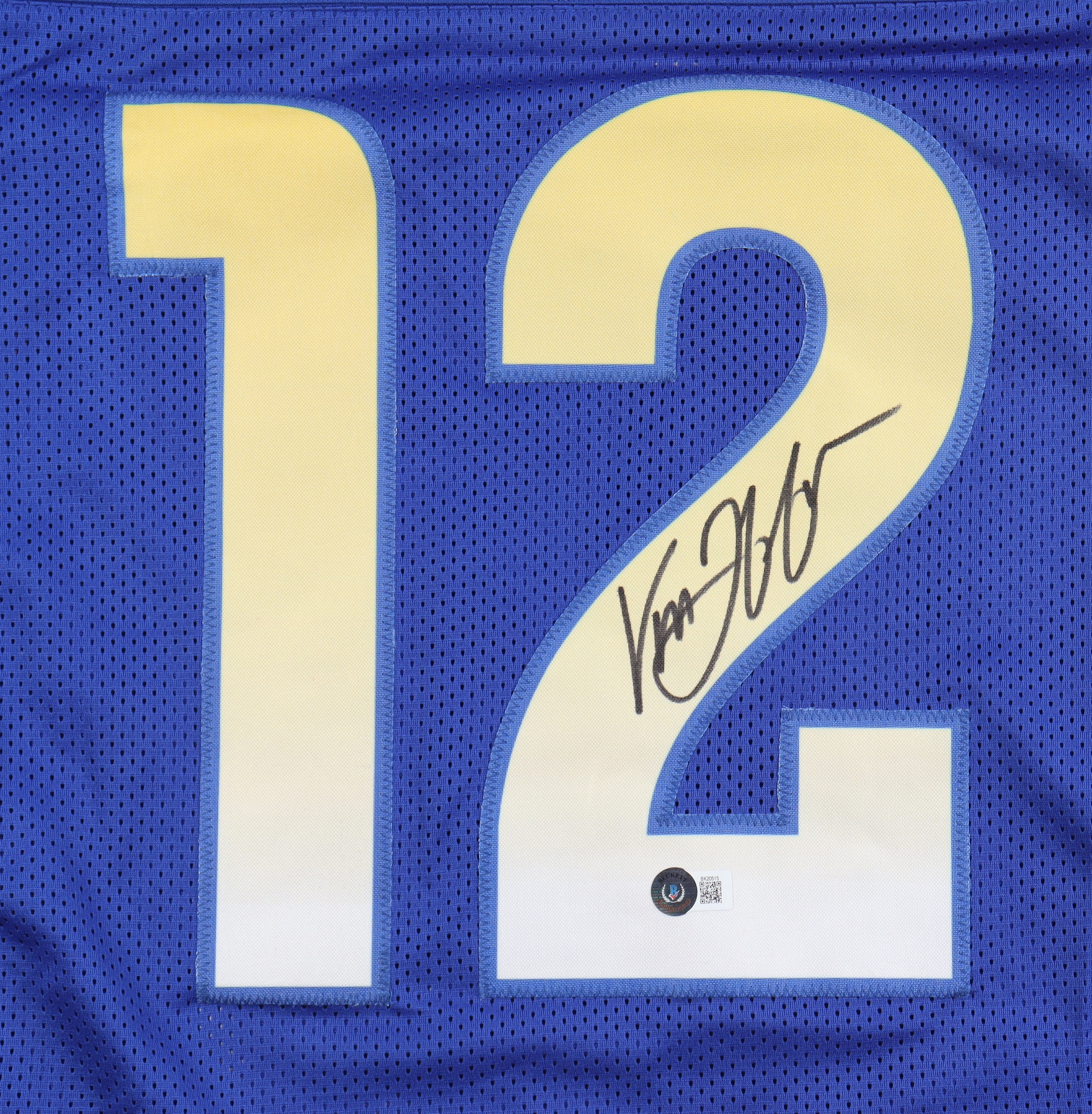 Van Jefferson Signed Jersey (Beckett) at PristineAuction.com Van Jefferson Signed Jersey (Beckett) at PristineAuction.com