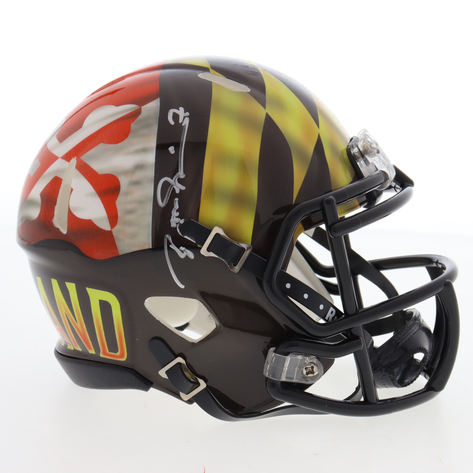 Boomer Esiason Signed Maryland Terrapins Speed Mini Helmet (TriStar) at PristineAuction.com Boomer Esiason Signed Maryland Terrapins Speed Mini Helmet (TriStar) at PristineAuction.com