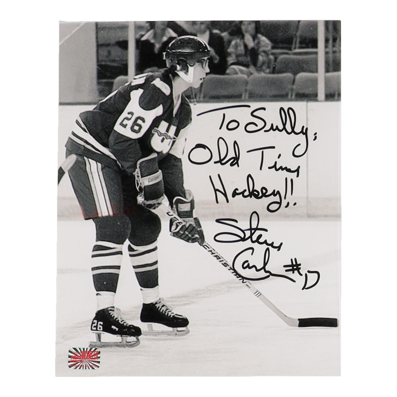 Steve Carlson Signed Whalers 8x10 Photo Inscribed "Old Times Hockey!!" (YSMS) at PristineAuction.com Steve Carlson Signed Whalers 8x10 Photo Inscribed "Old Times Hockey!!" (YSMS) at PristineAuction.com