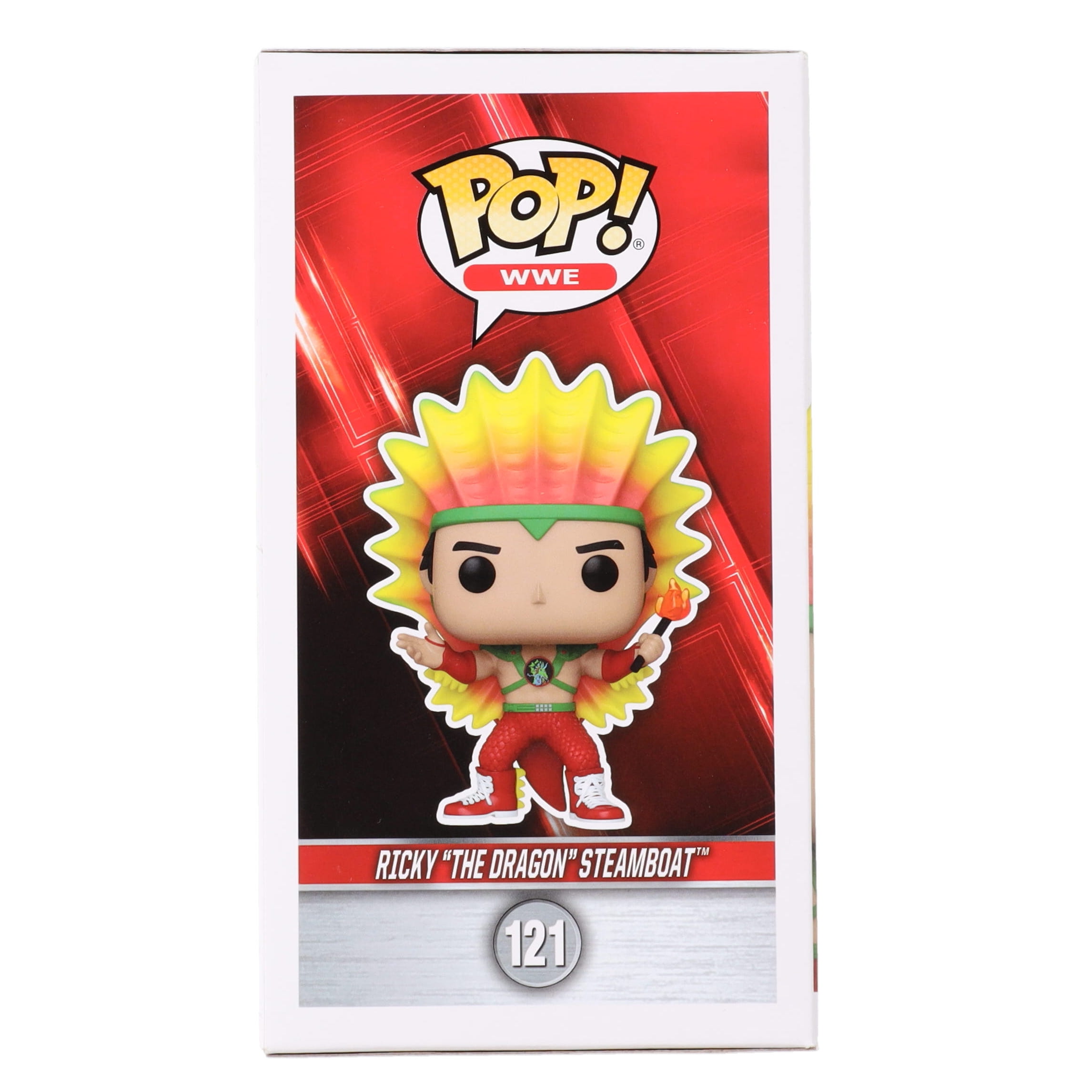 Ricky " The Dragon" Steamboat Signed WWE #121 Funko Pop! Vinyl Figure (JSA) at PristineAuction.com Ricky " The Dragon" Steamboat Signed WWE #121 Funko Pop! Vinyl Figure (JSA) at PristineAuction.com