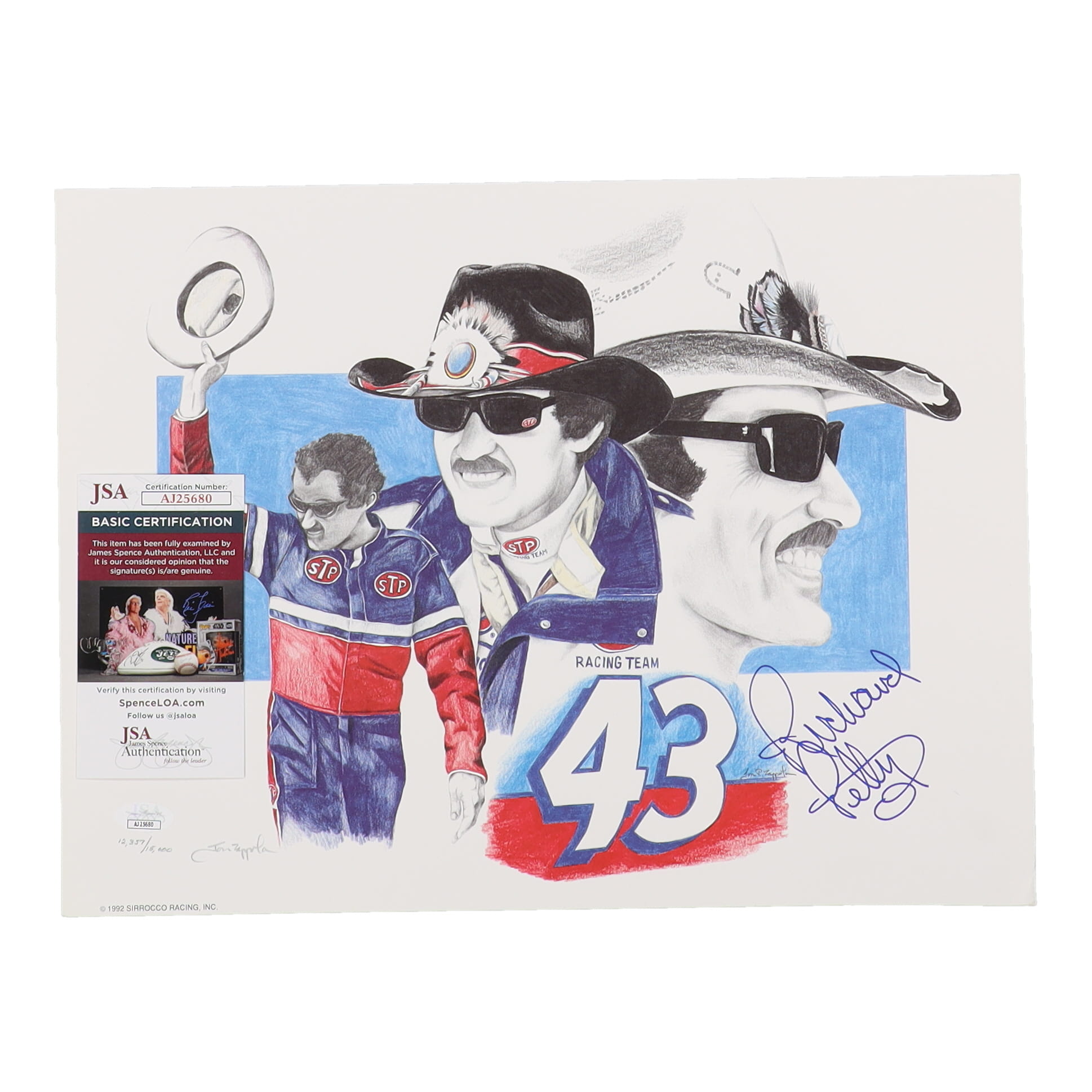Richard Petty Signed LE 12x16 Print (JSA) at PristineAuction.com Richard Petty Signed LE 12x16 Print (JSA) at PristineAuction.com