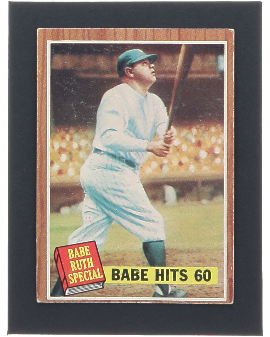 Babe Hits 60 Pole 1962 Topps #139A1 Babe Ruth Special 5 at PristineAuction.com Babe Hits 60 Pole 1962 Topps #139A1 Babe Ruth Special 5 at PristineAuction.com