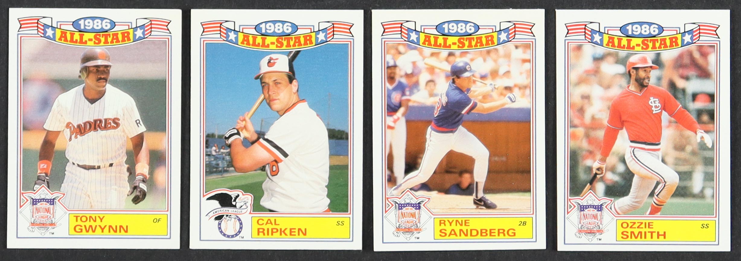 1987 Topps Baseball All-Star Game Complete Commemorative Set of (22) Cards with Tony Gwynn #6, Cal Ripken #16, Ryne Sandberg #3 & Ozzie Smith #5 at PristineAuction.com 1987 Topps Baseball All-Star Game Complete Commemorative Set of (22) Cards with Tony Gwynn #6, Cal Ripken #16, Ryne Sandberg #3 & Ozzie Smith #5 at PristineAuction.com