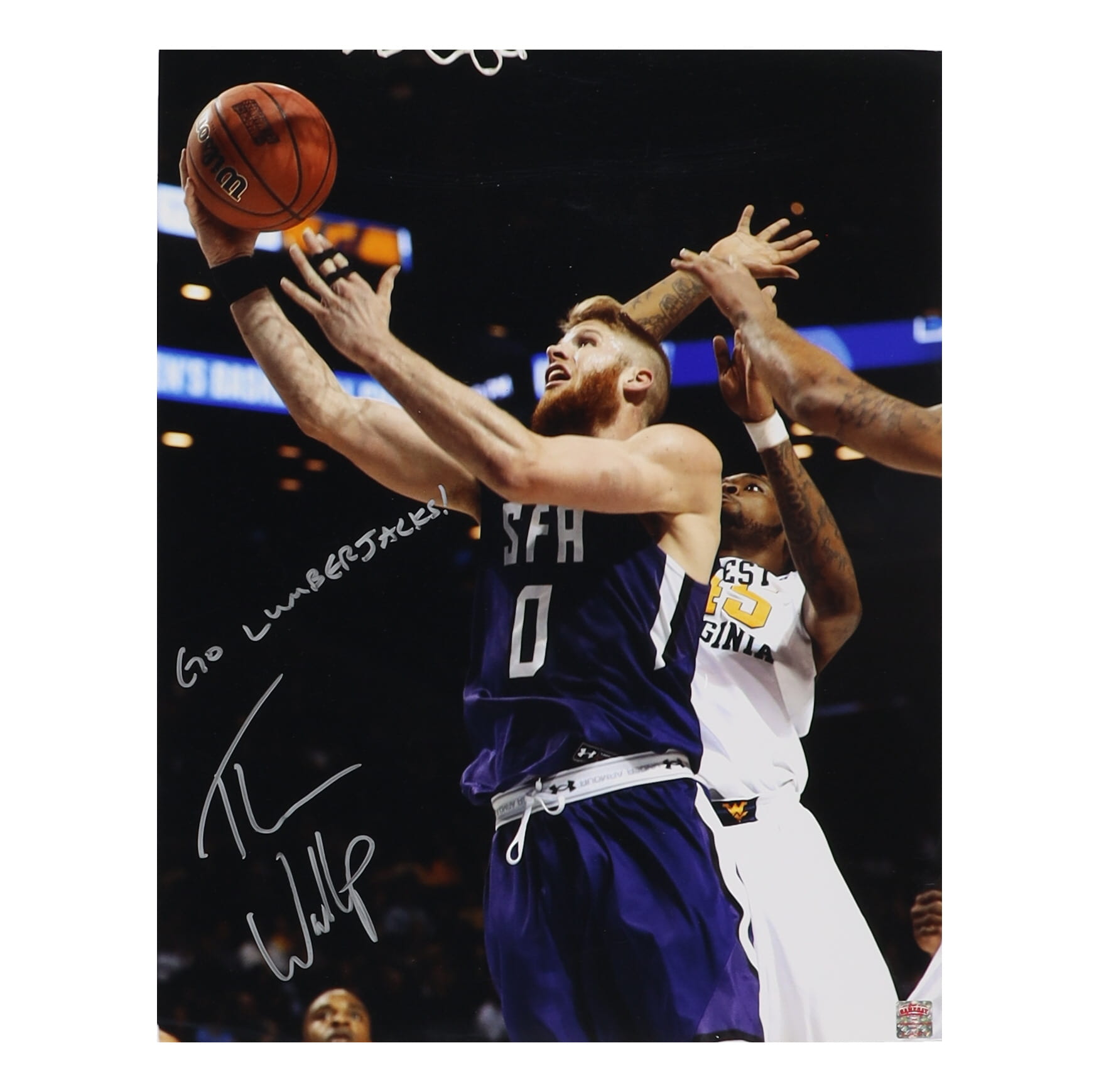 Thomas Walkup Signed Stephen F. Austin Lumberjacks 16x20 Photo Inscribed "Go Lumberjacks!" (GameDay Autographs) at PristineAuction.com Thomas Walkup Signed Stephen F. Austin Lumberjacks 16x20 Photo Inscribed "Go Lumberjacks!" (GameDay Autographs) at PristineAuction.com