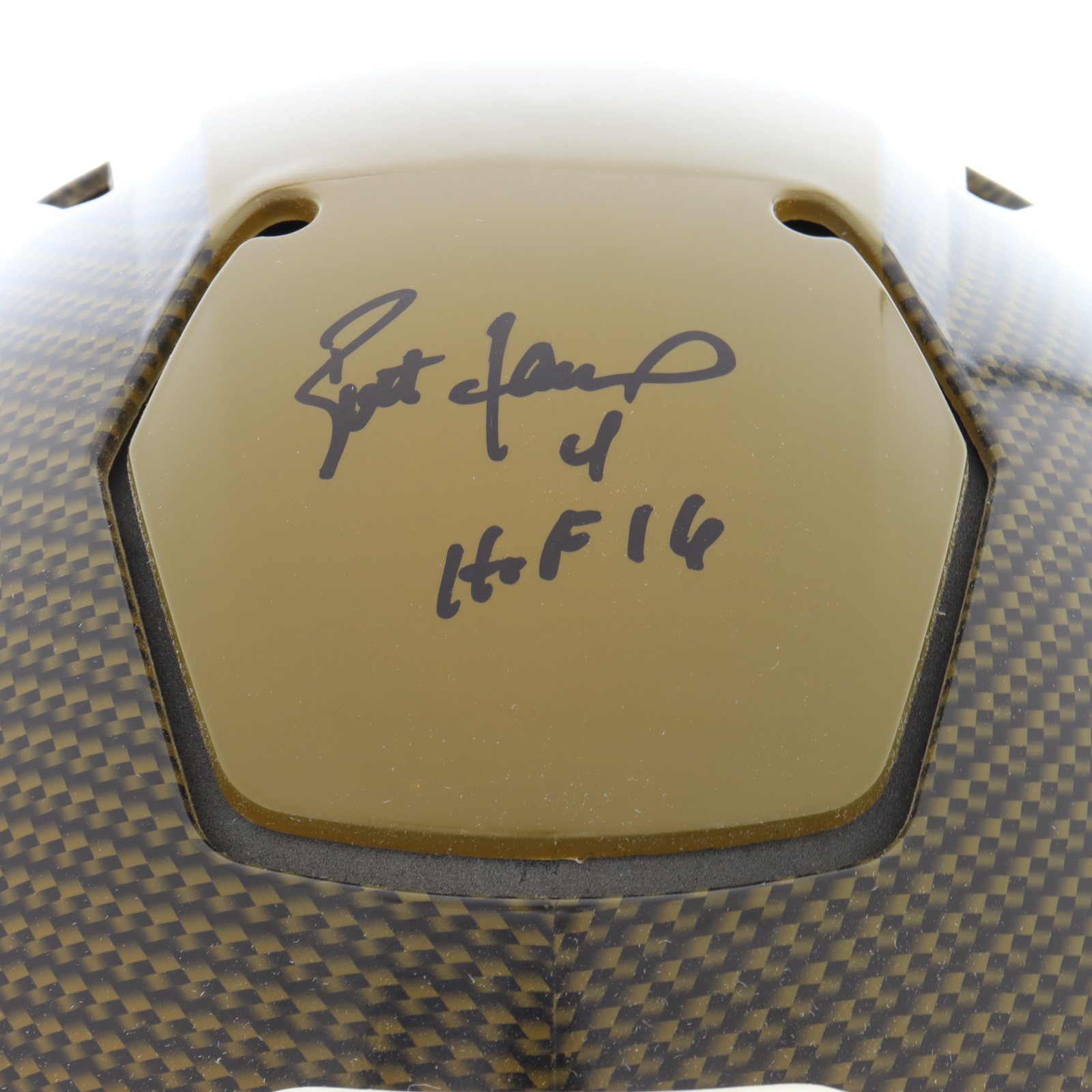 Brett Favre Signed Packers Full Size Authentic On-Field Salute to Service Alternate Speed-Flex Helmet With Visor (Favre) at PristineAuction.com Brett Favre Signed Packers Full Size Authentic On-Field Salute to Service Alternate Speed-Flex Helmet With Visor (Favre) at PristineAuction.com