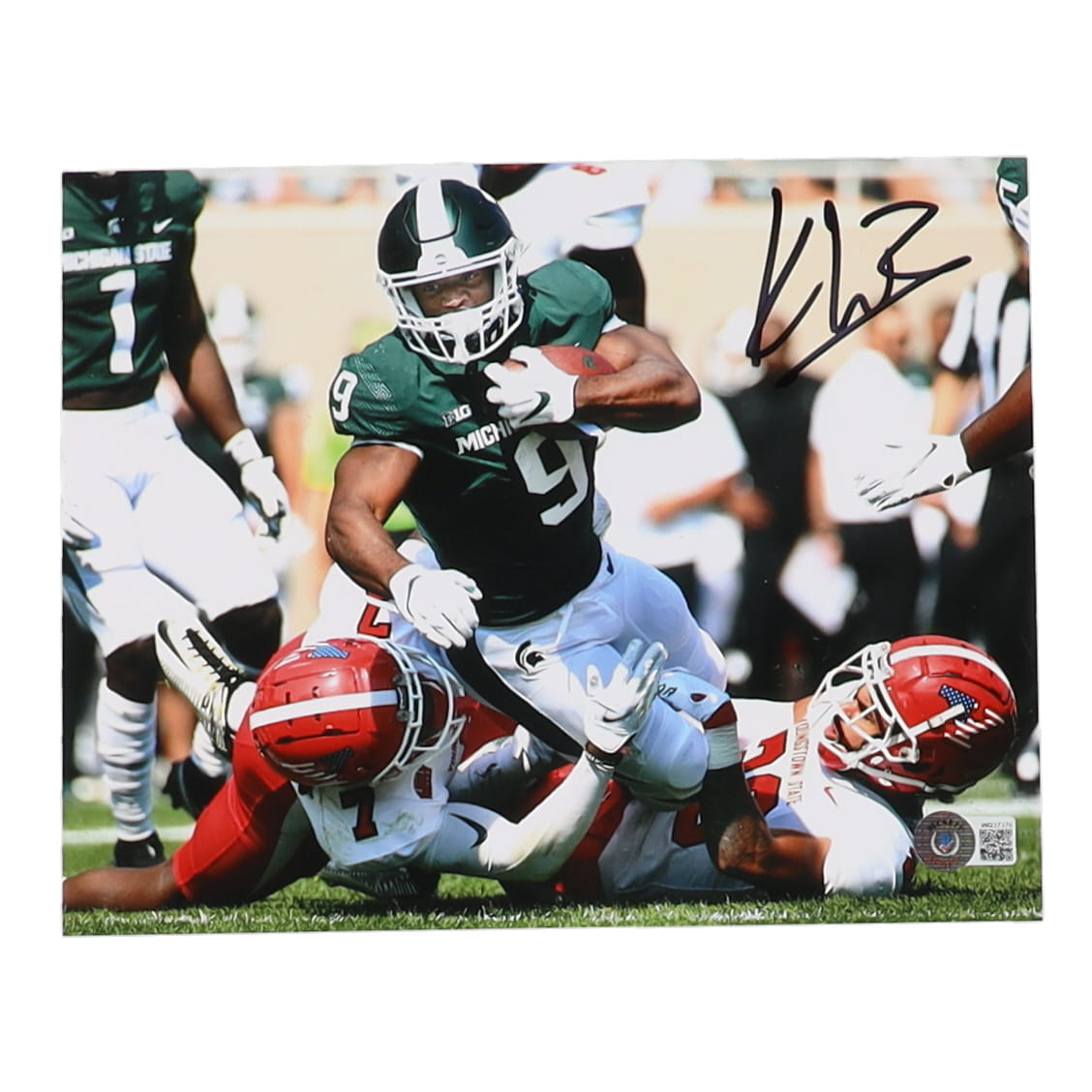 Kenneth Walker III Signed Michigan State Spartans 8x10 Photo (Beckett) at PristineAuction.com Kenneth Walker III Signed Michigan State Spartans 8x10 Photo (Beckett) at PristineAuction.com