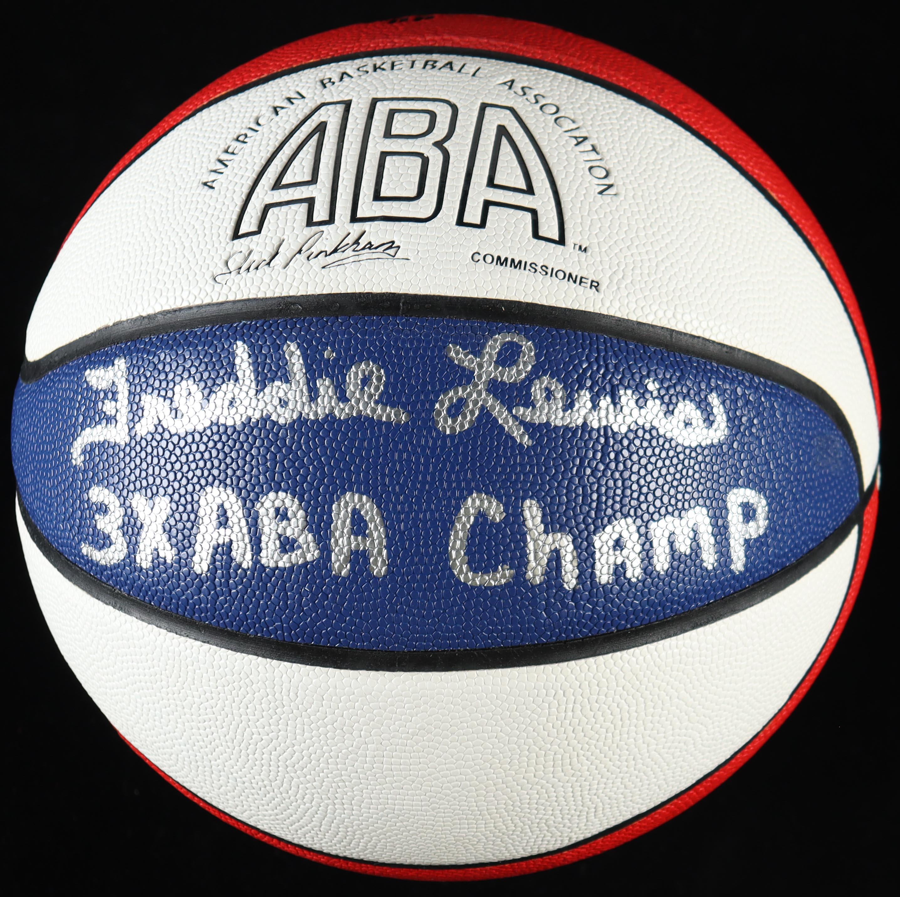 Freddie Lewis Signed Basketball Inscribed "3x ABA Champ" (JSA) at PristineAuction.com Freddie Lewis Signed Basketball Inscribed "3x ABA Champ" (JSA) at PristineAuction.com