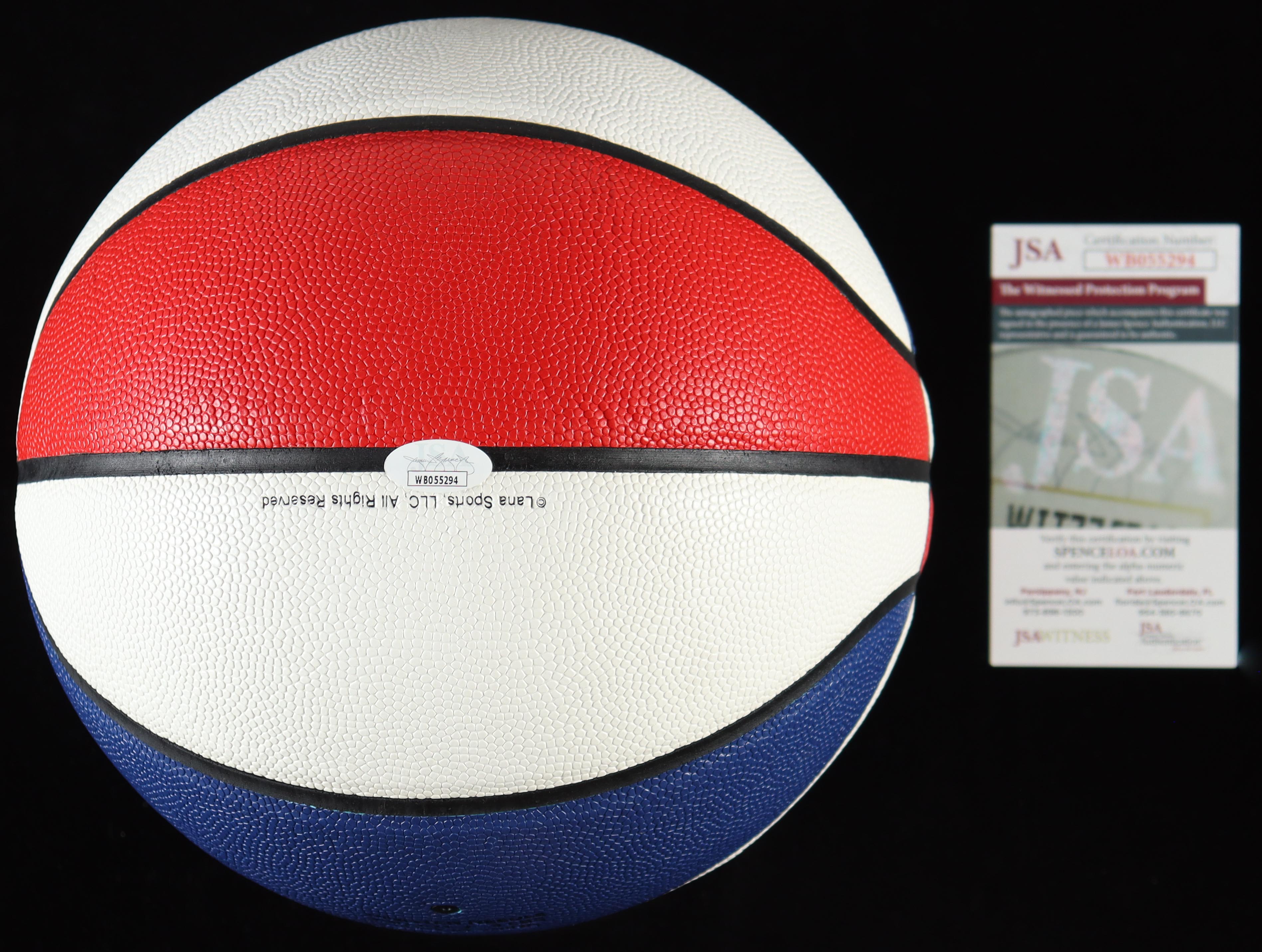 Freddie Lewis Signed Basketball Inscribed "3x ABA Champ" (JSA) at PristineAuction.com Freddie Lewis Signed Basketball Inscribed "3x ABA Champ" (JSA) at PristineAuction.com