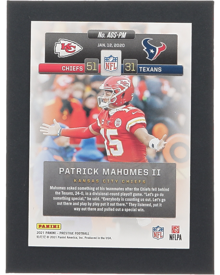 Patrick Mahomes II 2021 Prestige Any Given Sunday Xtra Points Green #17 #136/199 at PristineAuction.com Patrick Mahomes II 2021 Prestige Any Given Sunday Xtra Points Green #17 #136/199 at PristineAuction.com