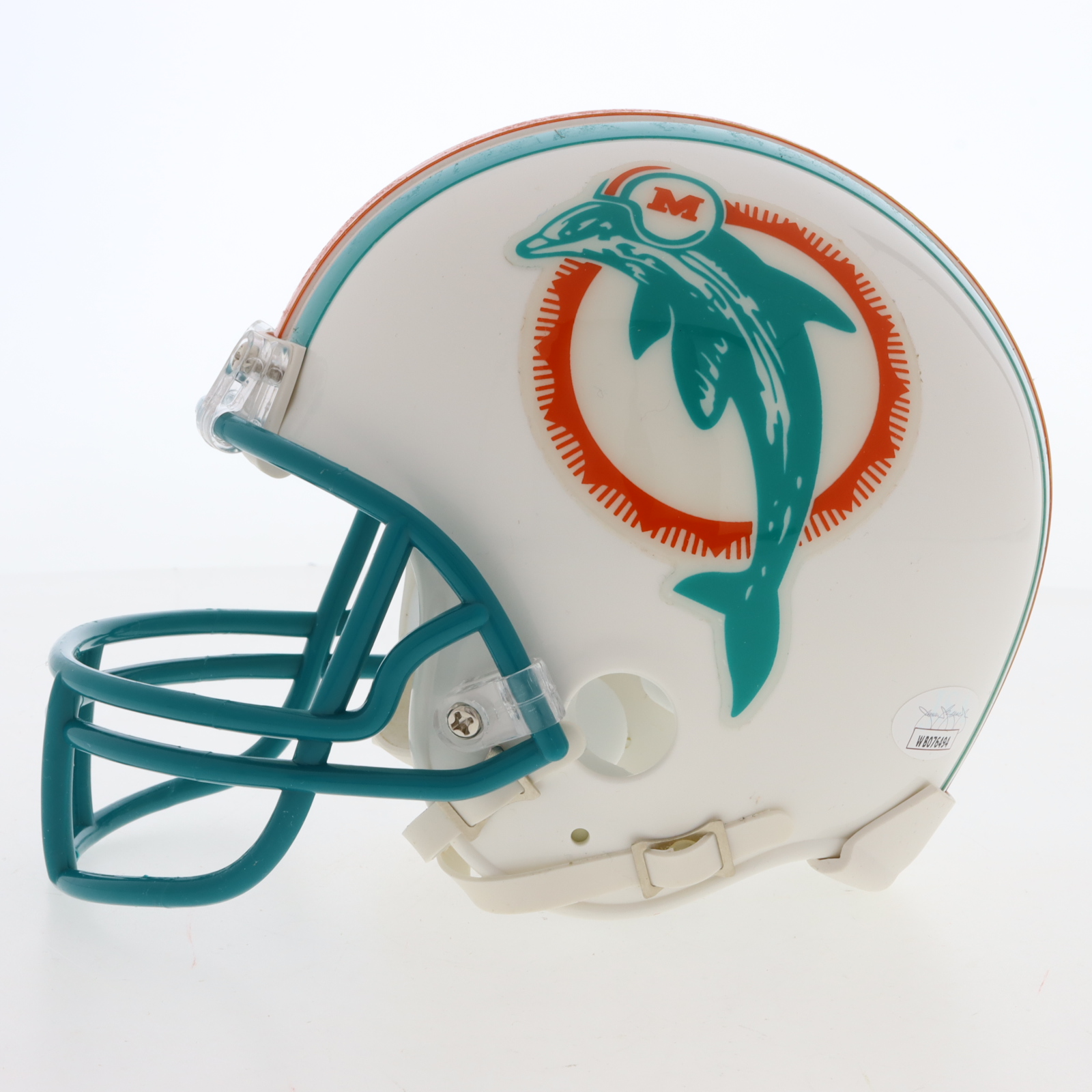 Bob Griese Signed Dolphins Throwback Mini Helmet Inscribed "1972 17-0" (Beckett) at PristineAuction.com Bob Griese Signed Dolphins Throwback Mini Helmet Inscribed "1972 17-0" (Beckett) at PristineAuction.com