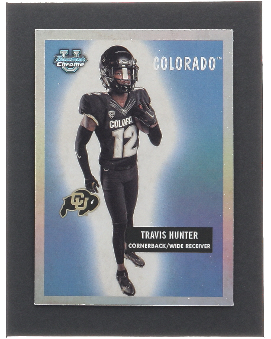 Travis Hunter 2023 Bowman Chrome University '55 Bowman #55BF10 RC at PristineAuction.com Travis Hunter 2023 Bowman Chrome University '55 Bowman #55BF10 RC at PristineAuction.com