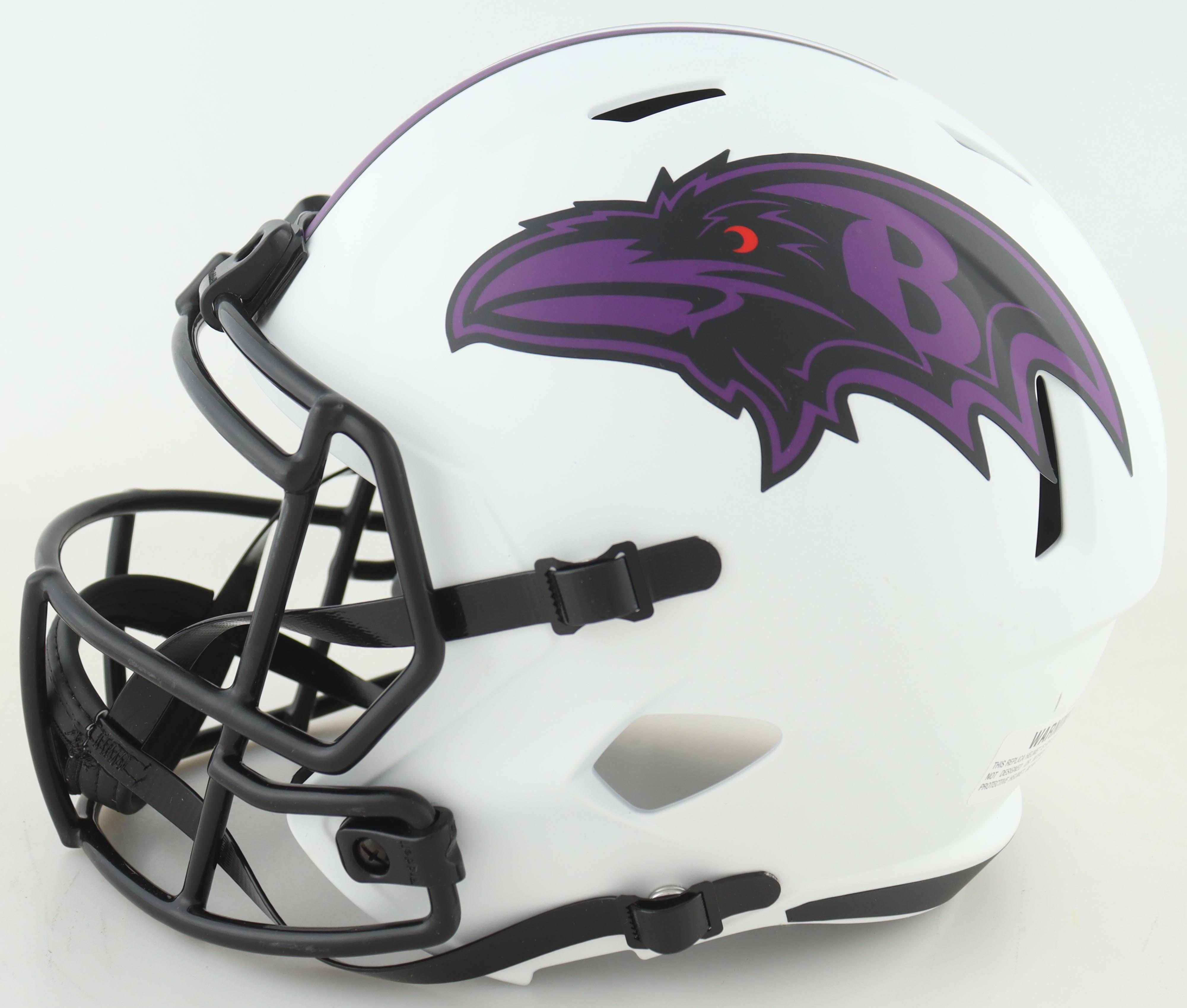 Zay Flowers Signed Ravens Full-Size Lunar Eclipse Alternate Speed Helmet (Beckett) at PristineAuction.com Zay Flowers Signed Ravens Full-Size Lunar Eclipse Alternate Speed Helmet (Beckett) at PristineAuction.com