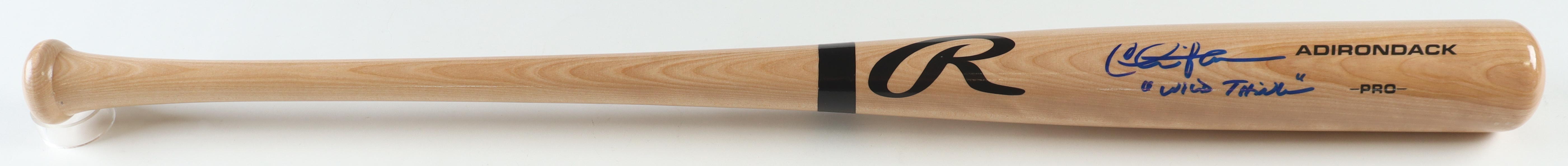 Charlie Sheen Signed Rawlings Baseball Bat Inscribed "Wild Thing" (Beckett) at PristineAuction.com Charlie Sheen Signed Rawlings Baseball Bat Inscribed "Wild Thing" (Beckett) at PristineAuction.com