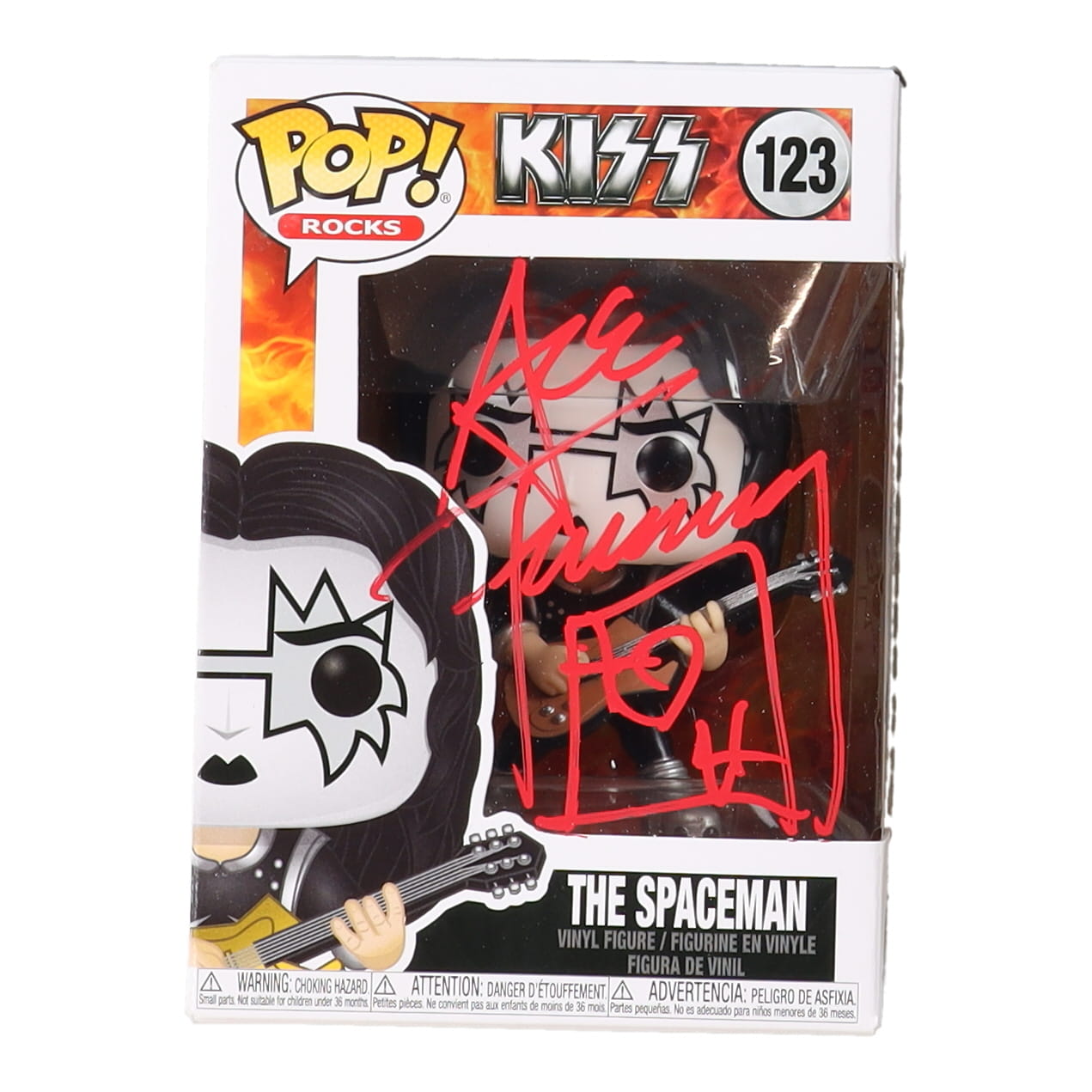 Ace Frehley Signed "Kiss" #123 The Spaceman Funko Pop! Vinyl Figure with Hand-Drawn Ace of Hearts Sketch (AutographCOA) at PristineAuction.com Ace Frehley Signed "Kiss" #123 The Spaceman Funko Pop! Vinyl Figure with Hand-Drawn Ace of Hearts Sketch (AutographCOA) at PristineAuction.com