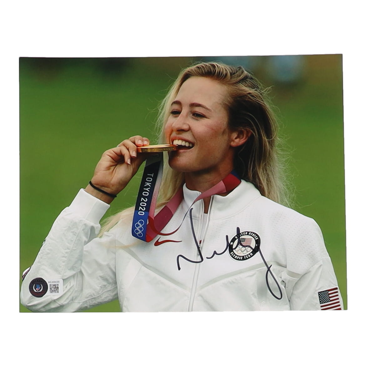 Nelly Korda Signed 8x10 Photo (Beckett) at PristineAuction.com Nelly Korda Signed 8x10 Photo (Beckett) at PristineAuction.com