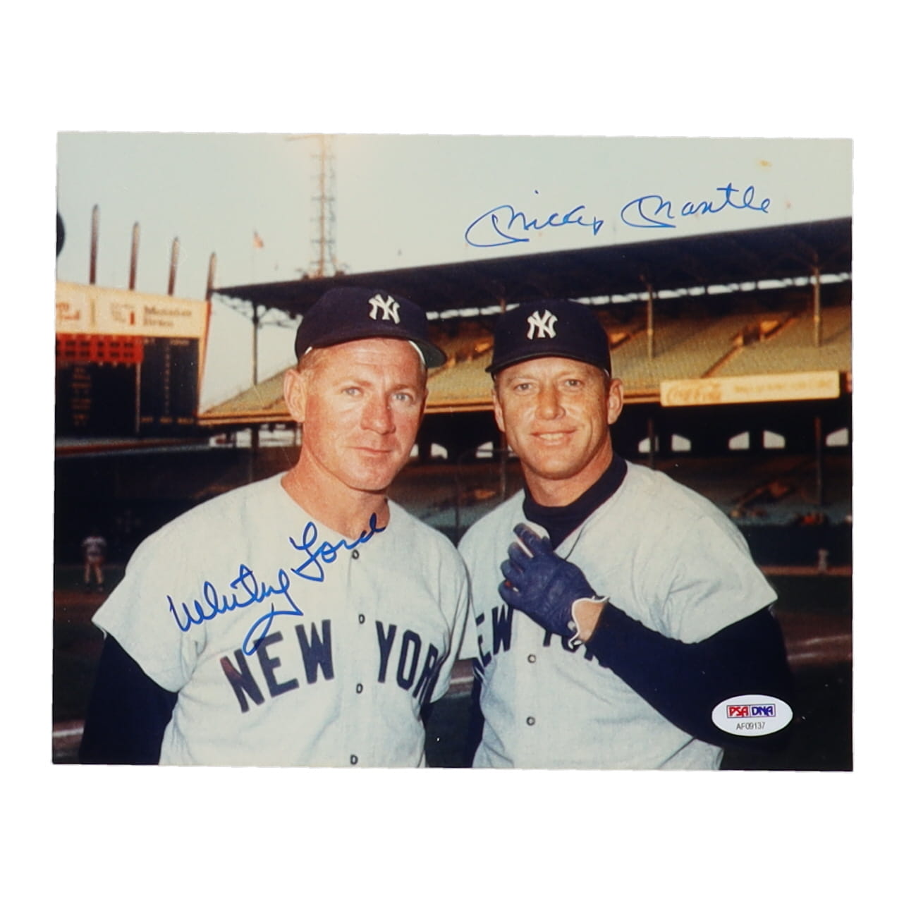 Mickey Mantle & Whitey Ford Signed Yankees 8x10 Photo (PSA) at PristineAuction.com Mickey Mantle & Whitey Ford Signed Yankees 8x10 Photo (PSA) at PristineAuction.com