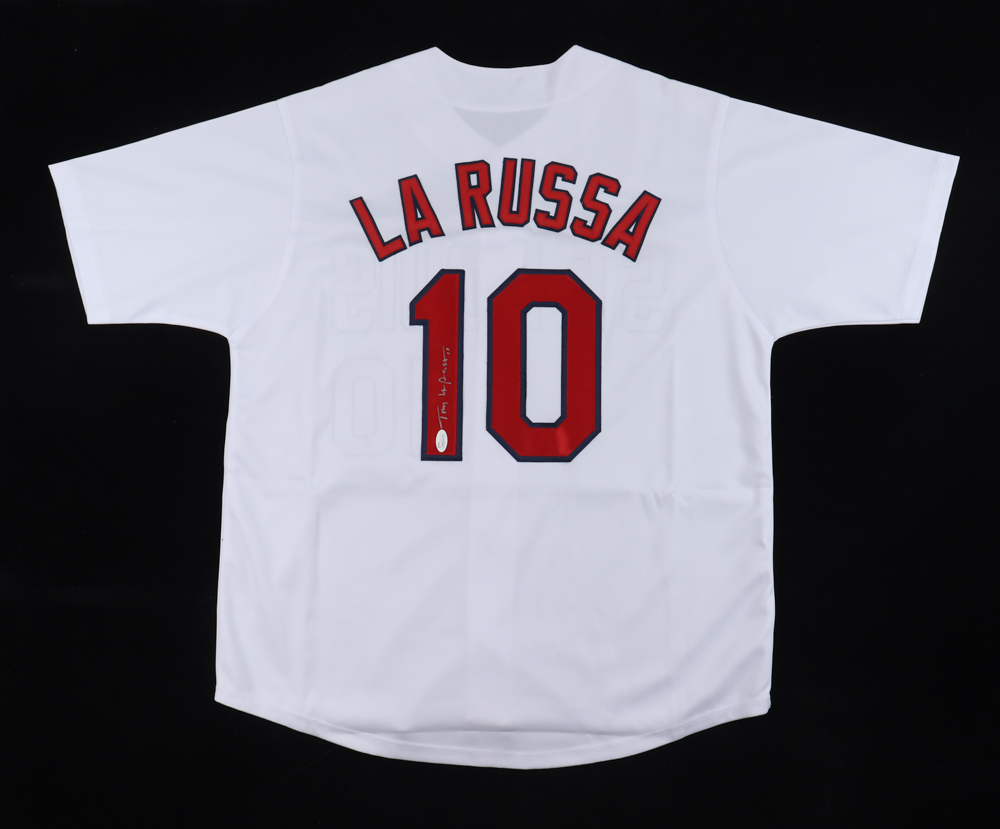 Tony LaRussa Signed Jersey (JSA) at PristineAuction.com Tony LaRussa Signed Jersey (JSA) at PristineAuction.com