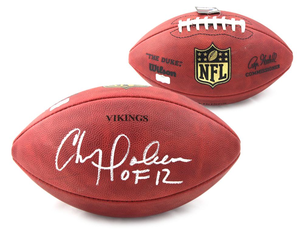 Chris Doleman Signed Official "The Duke" NFL Game Football Inscribed "HOF 12" (Radtke) at PristineAuction.com Chris Doleman Signed Official "The Duke" NFL Game Football Inscribed "HOF 12" (Radtke) at PristineAuction.com