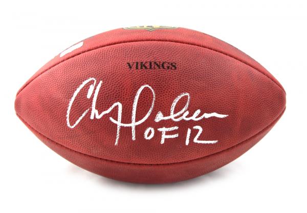 Chris Doleman Signed Official "The Duke" NFL Game Football Inscribed "HOF 12" (Radtke) at PristineAuction.com Chris Doleman Signed Official "The Duke" NFL Game Football Inscribed "HOF 12" (Radtke) at PristineAuction.com