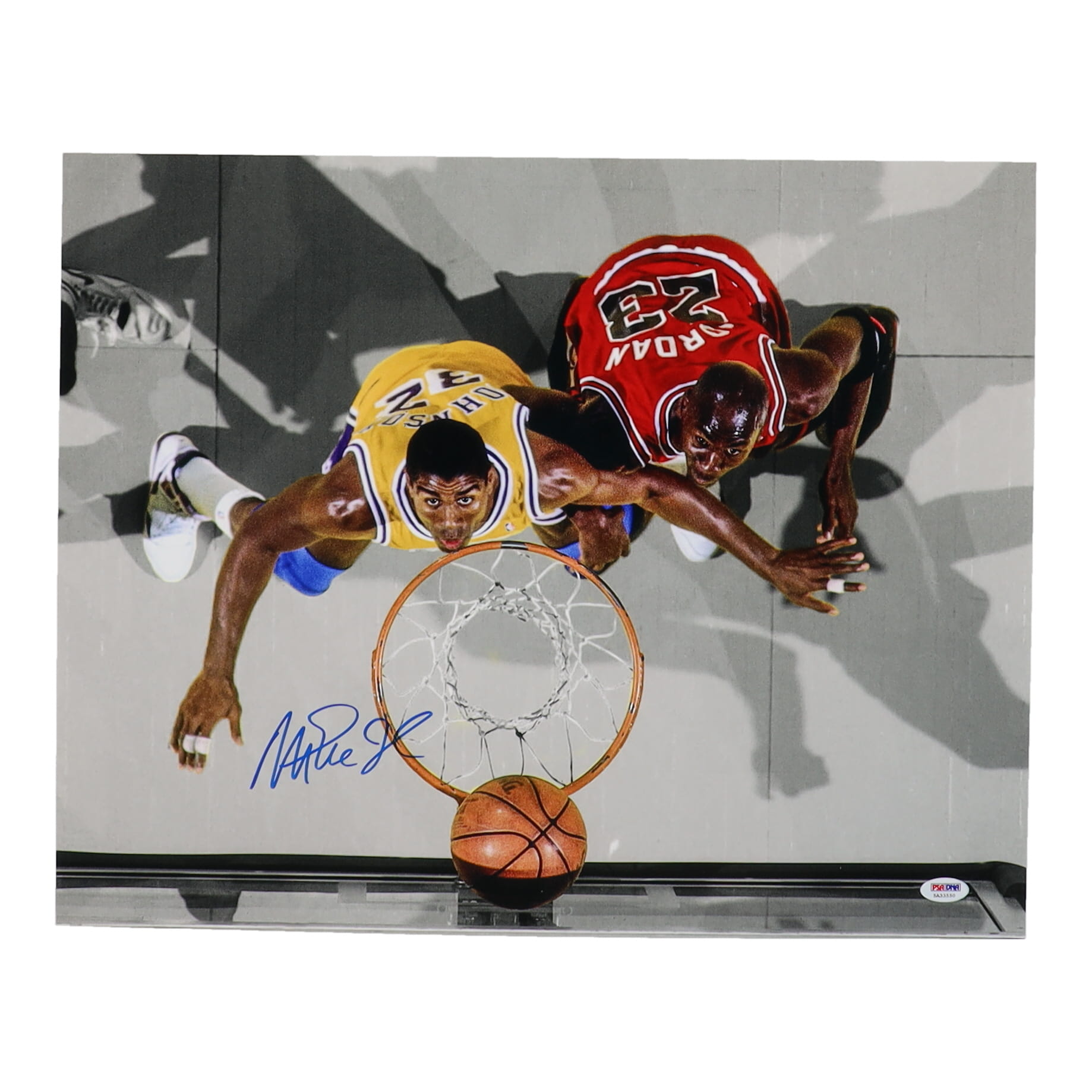 Magic Johnson Signed Lakers 16x20 Photo (PSA) at PristineAuction.com Magic Johnson Signed Lakers 16x20 Photo (PSA) at PristineAuction.com